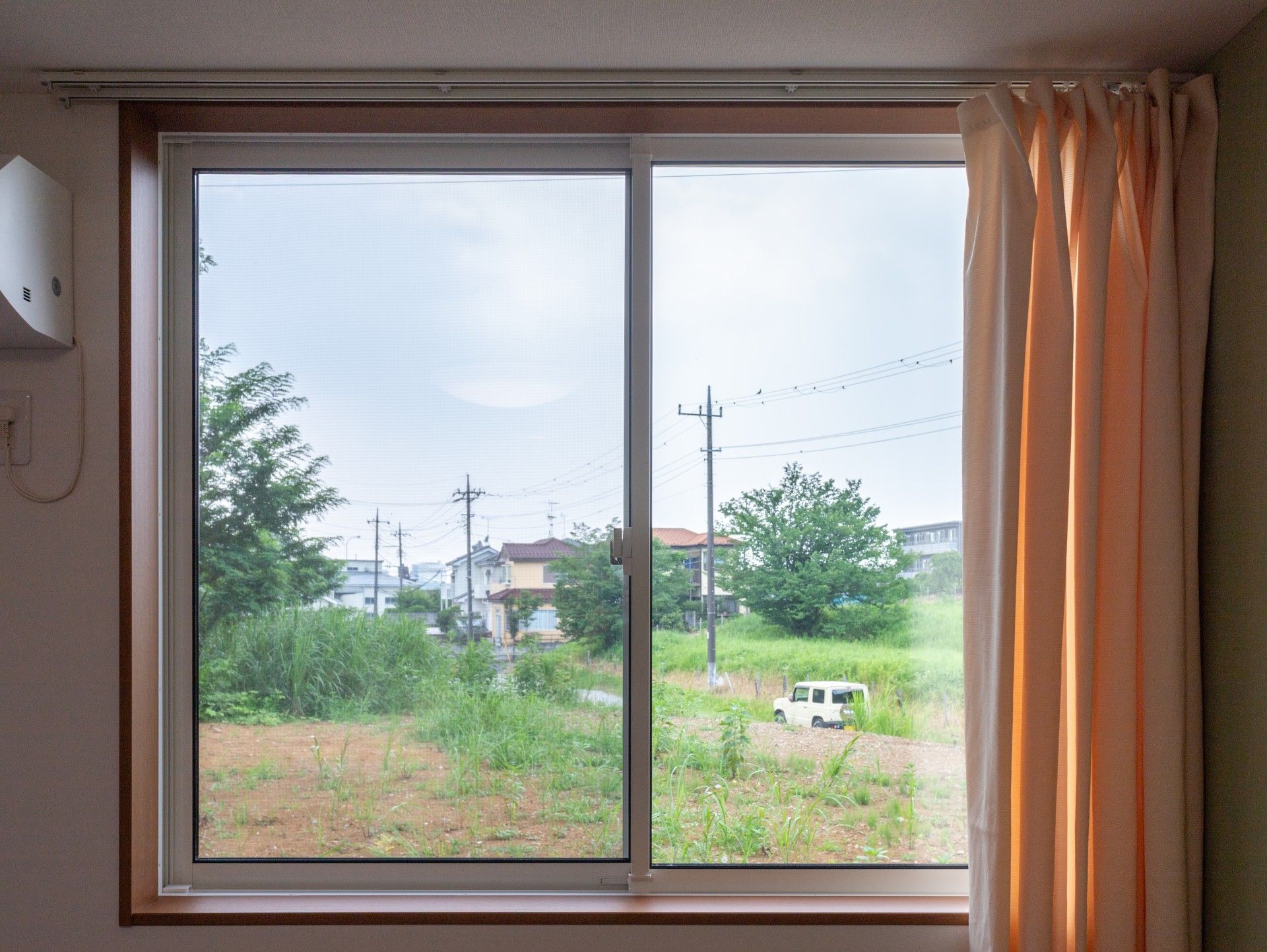 大きな窓からの眺め