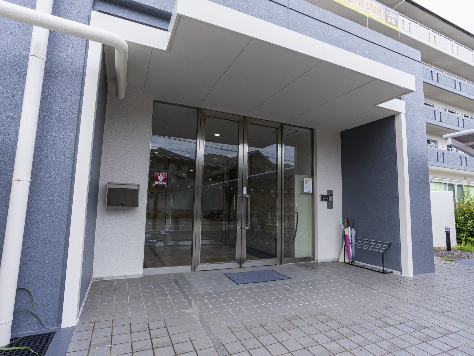 広いエントランス