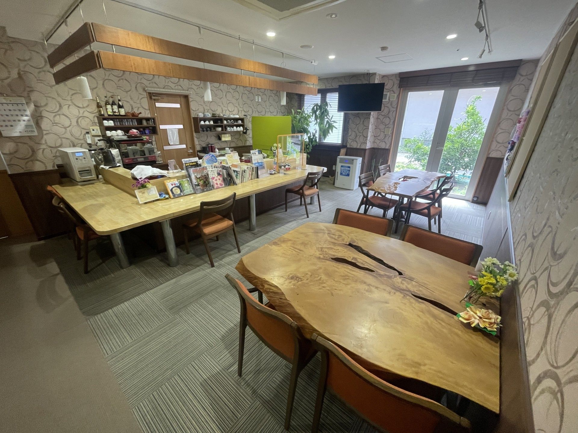 くつろぎのある談話スペース