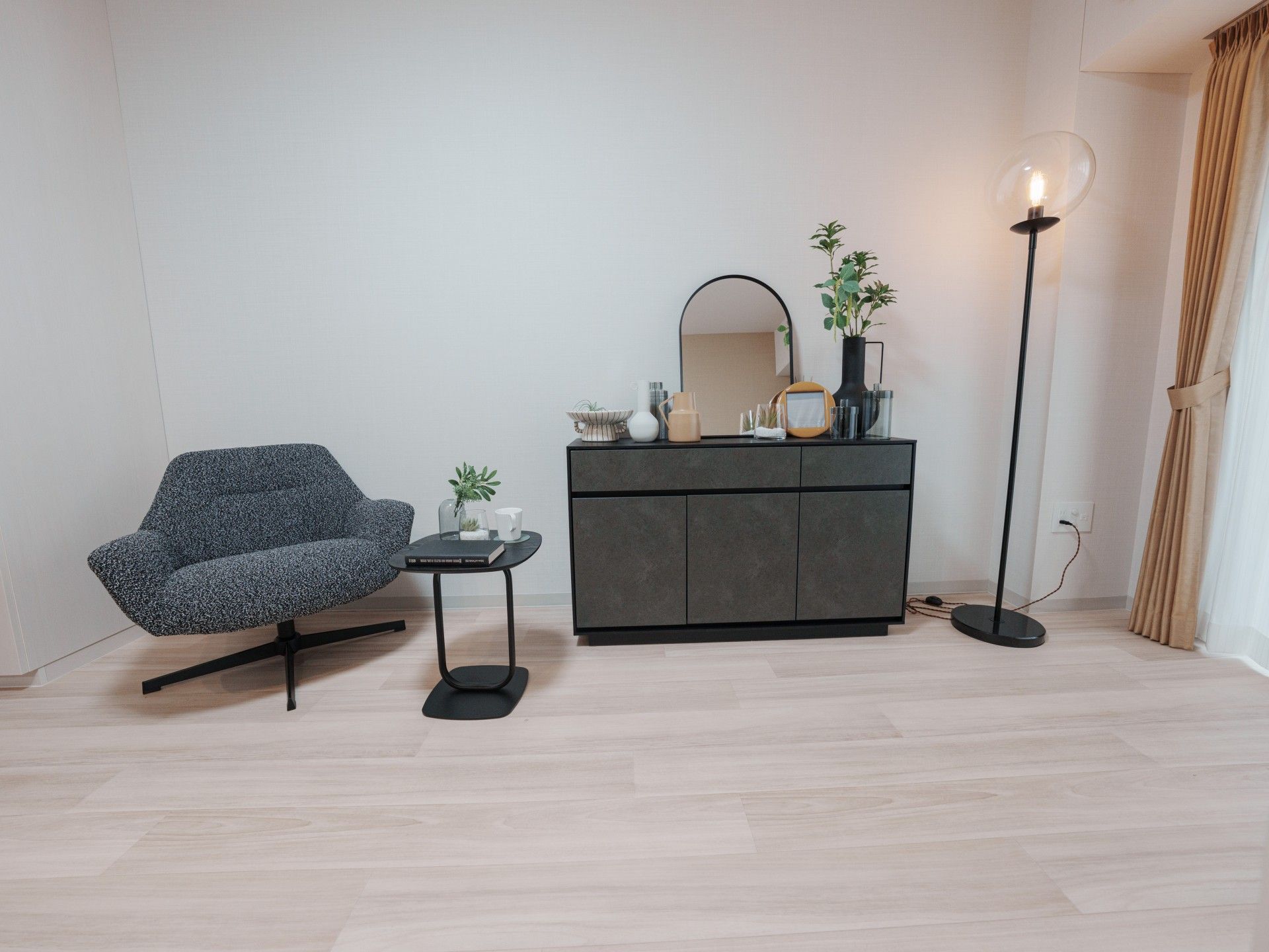 落ち着いた雰囲気の一角