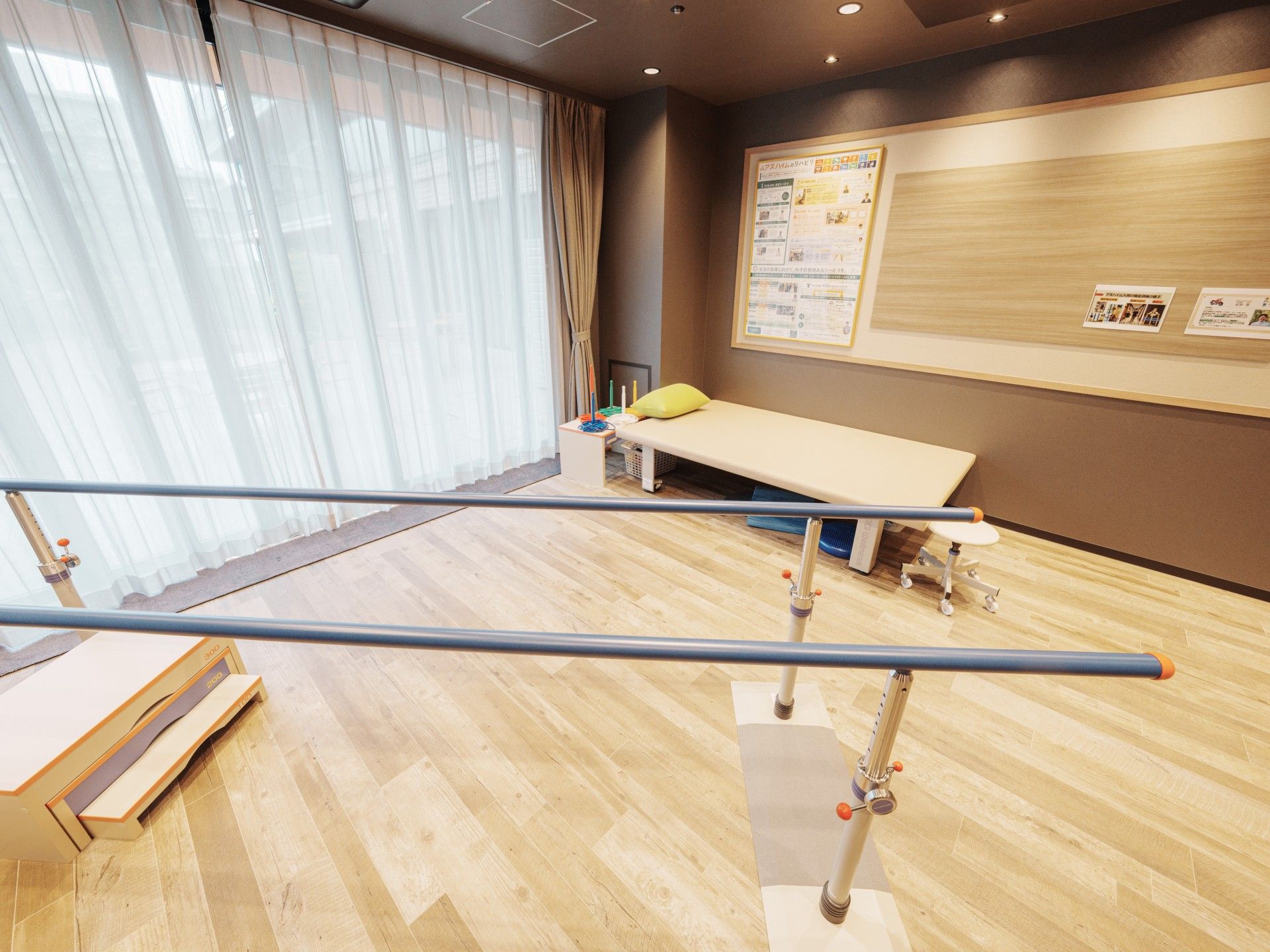 リハビリ用具のある部屋