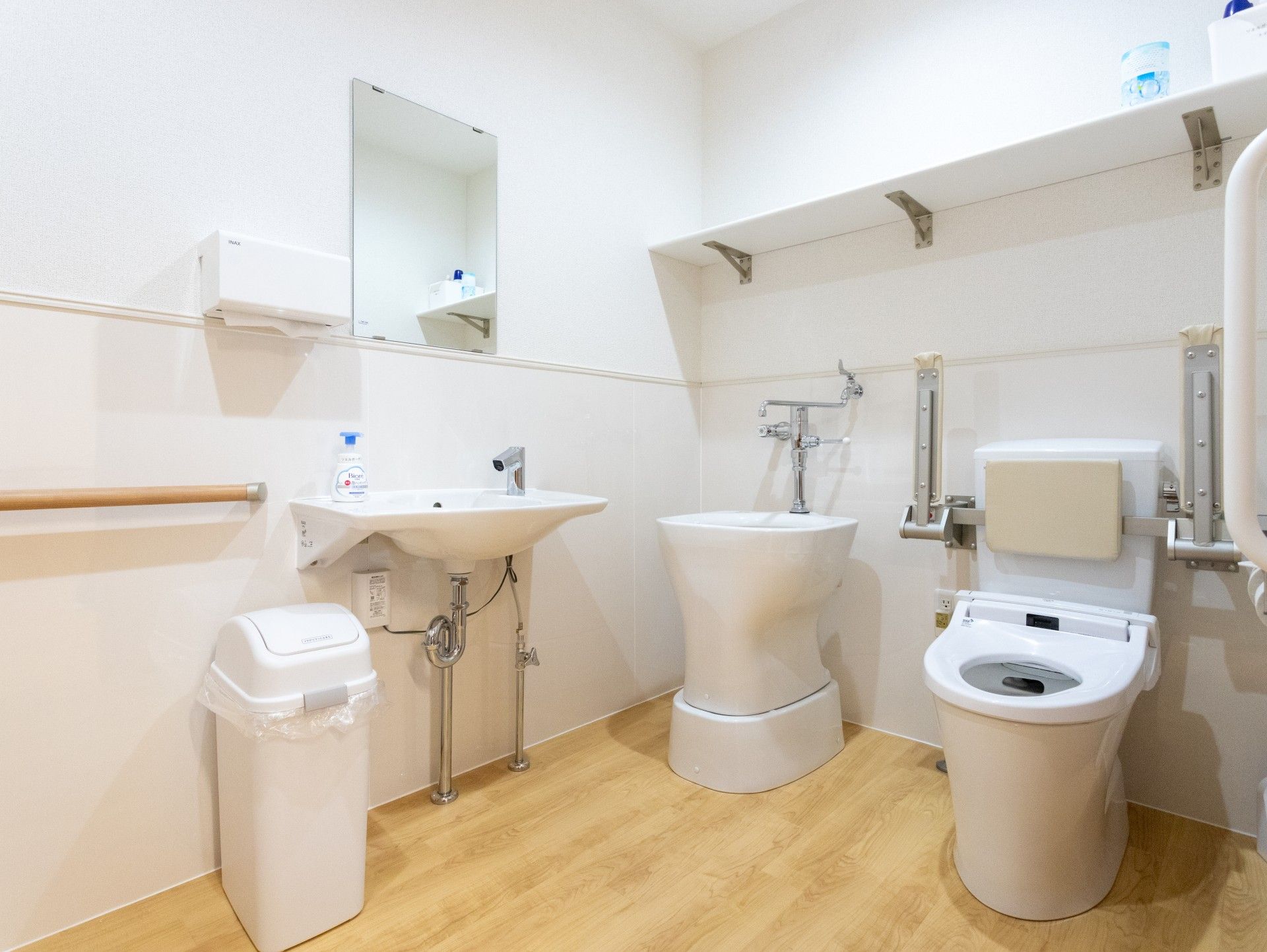 使いやすいトイレ設備