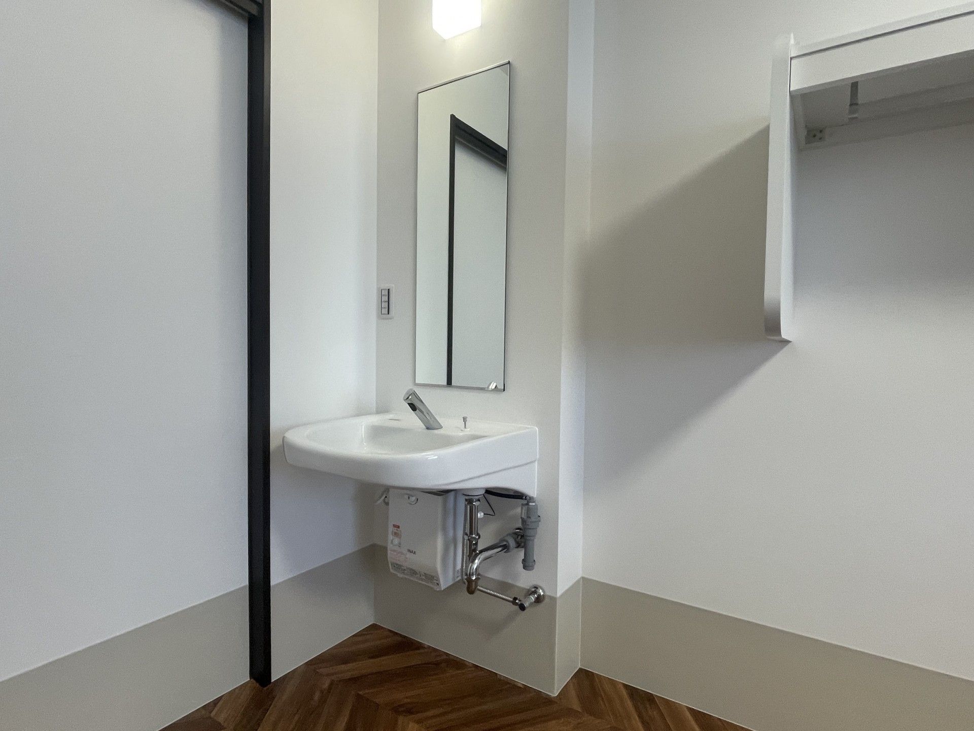 洗面台のある一角