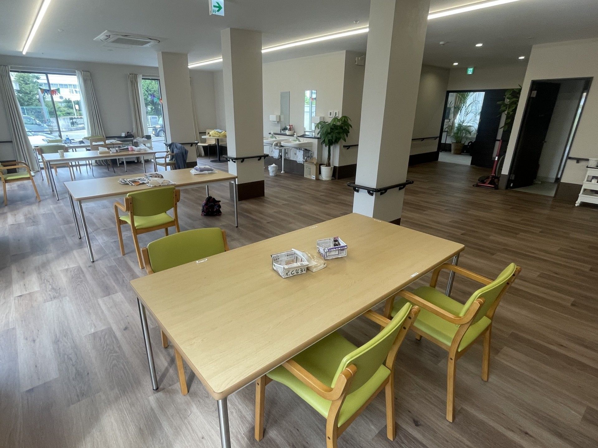 広々とした共有スペース