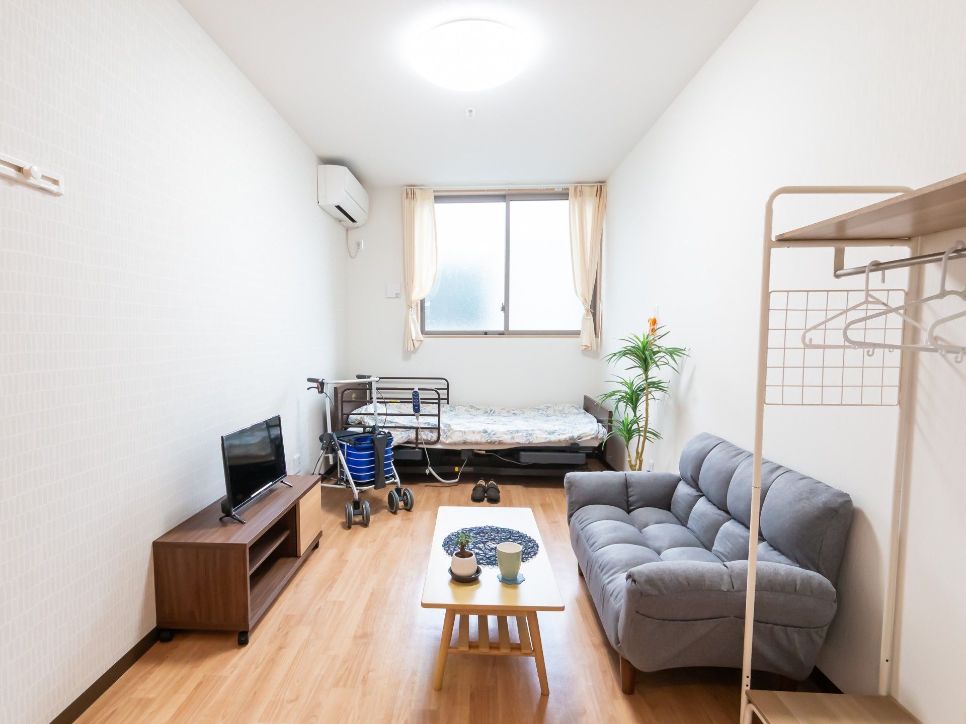 落ち着いた個室の様子