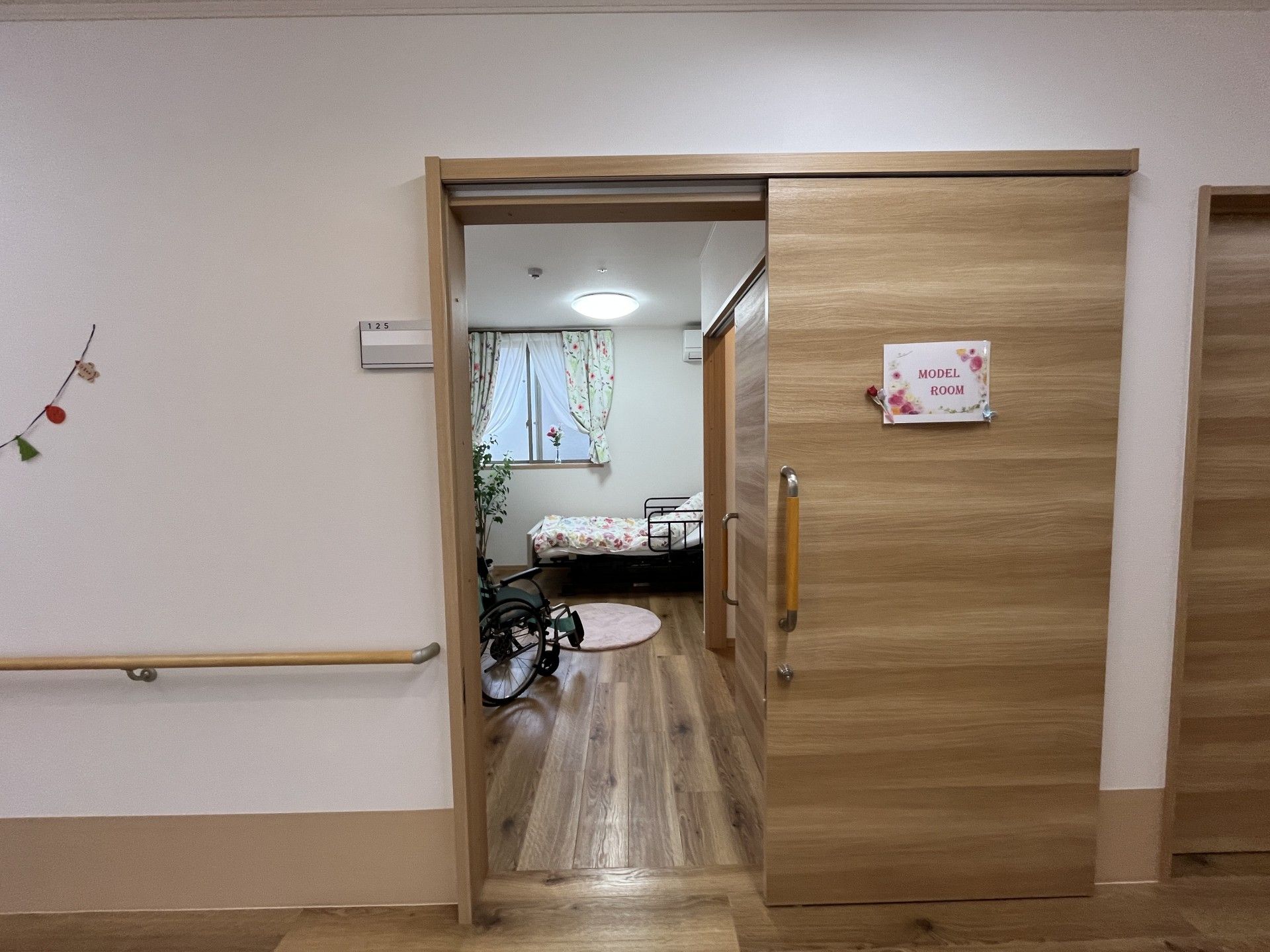 モデルルームの入口