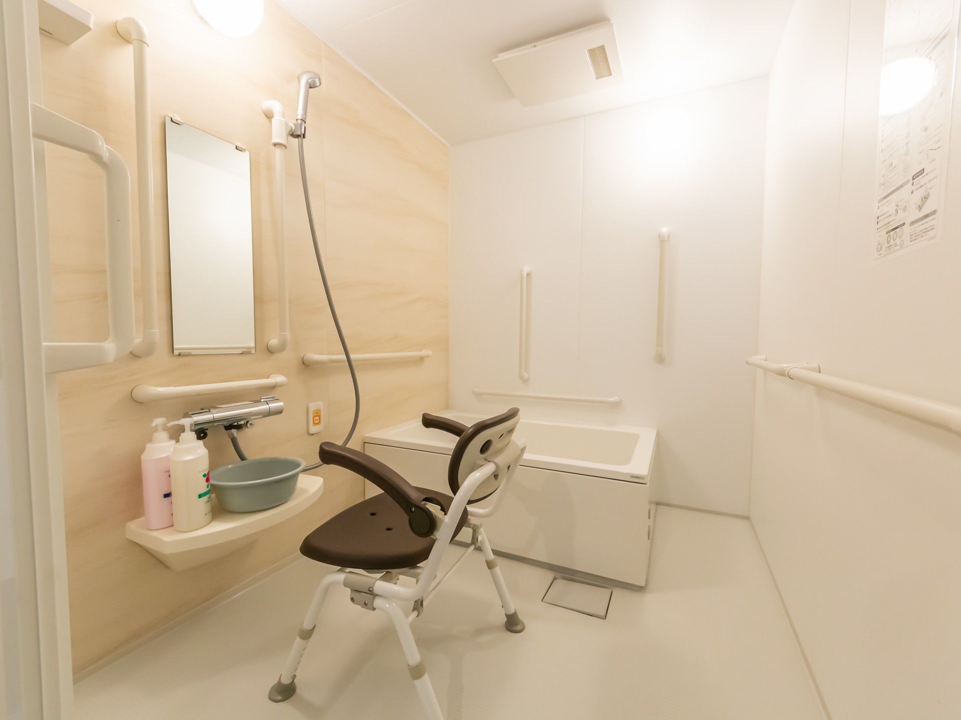 安全な入浴設備