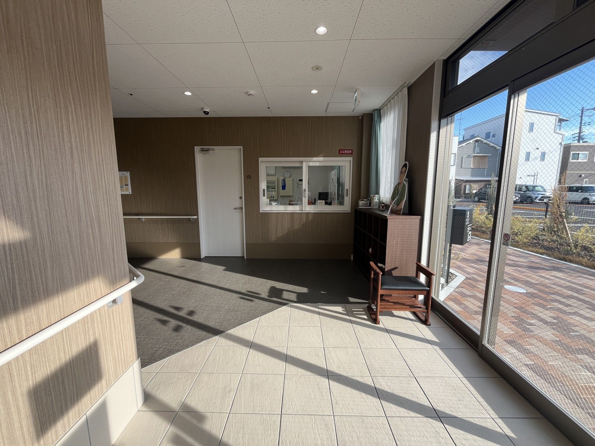 明るいエントランス