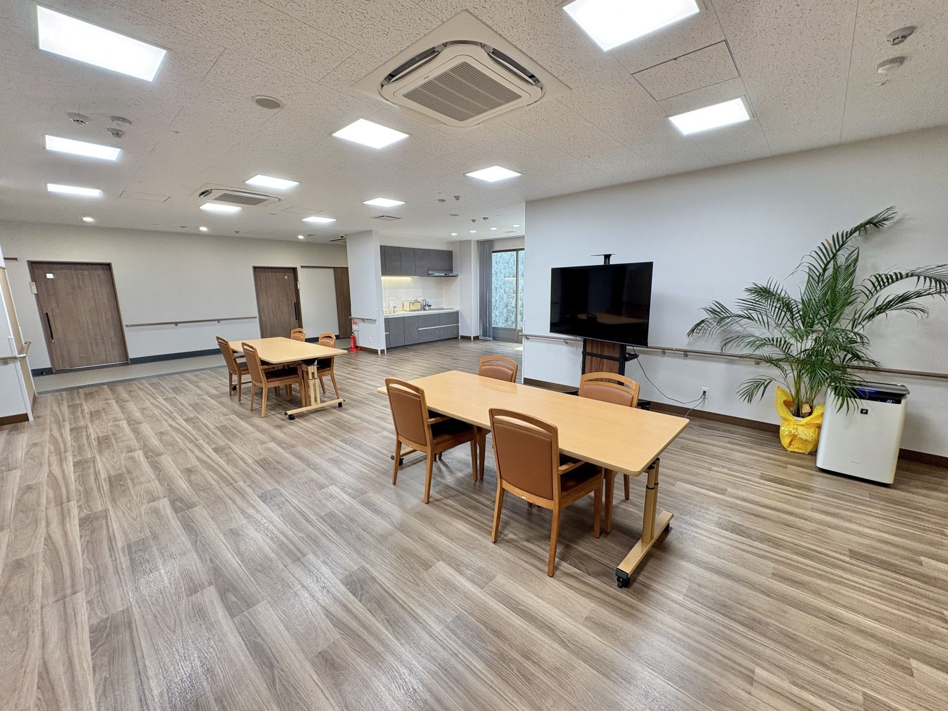 広々とした共有スペース