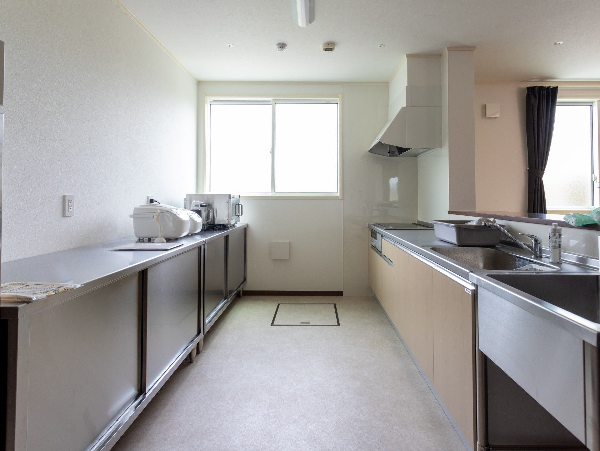 明るい調理スペース