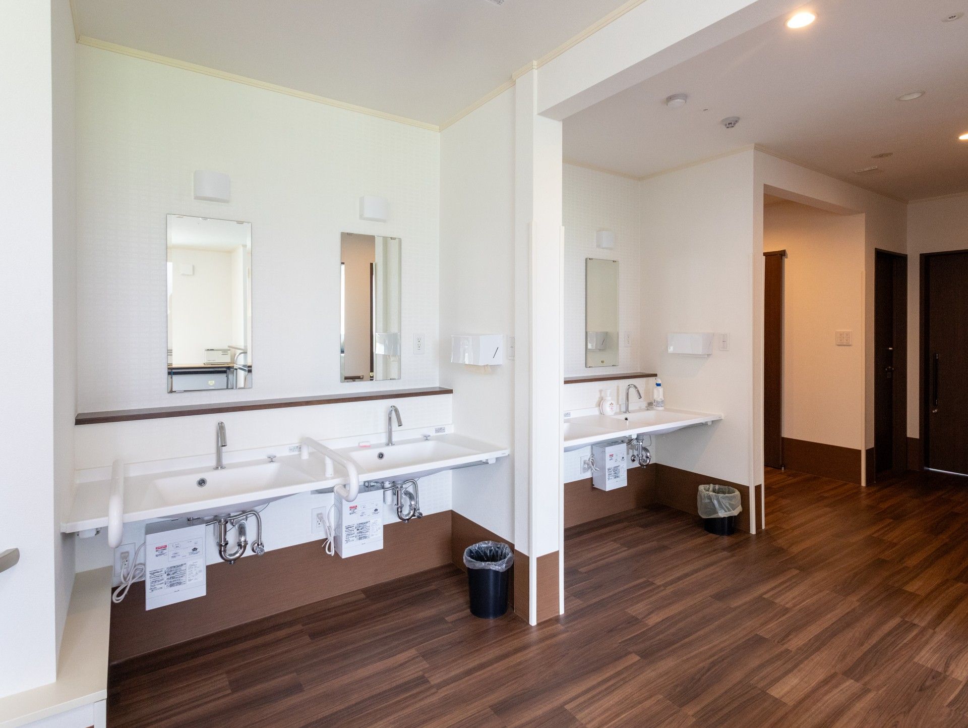 使いやすい洗面台のある空間