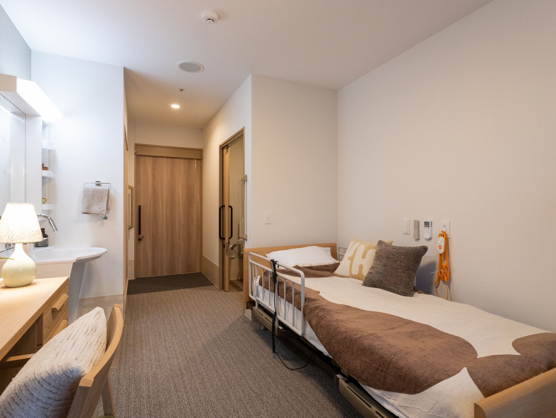 落ち着いた雰囲気の個室