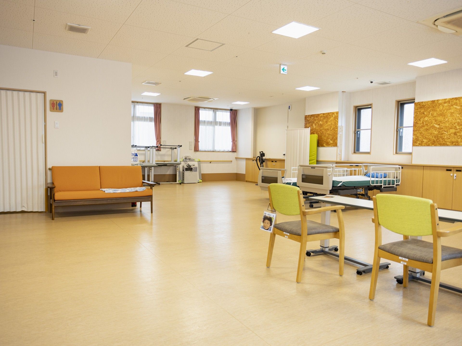 広々とした共有スペース