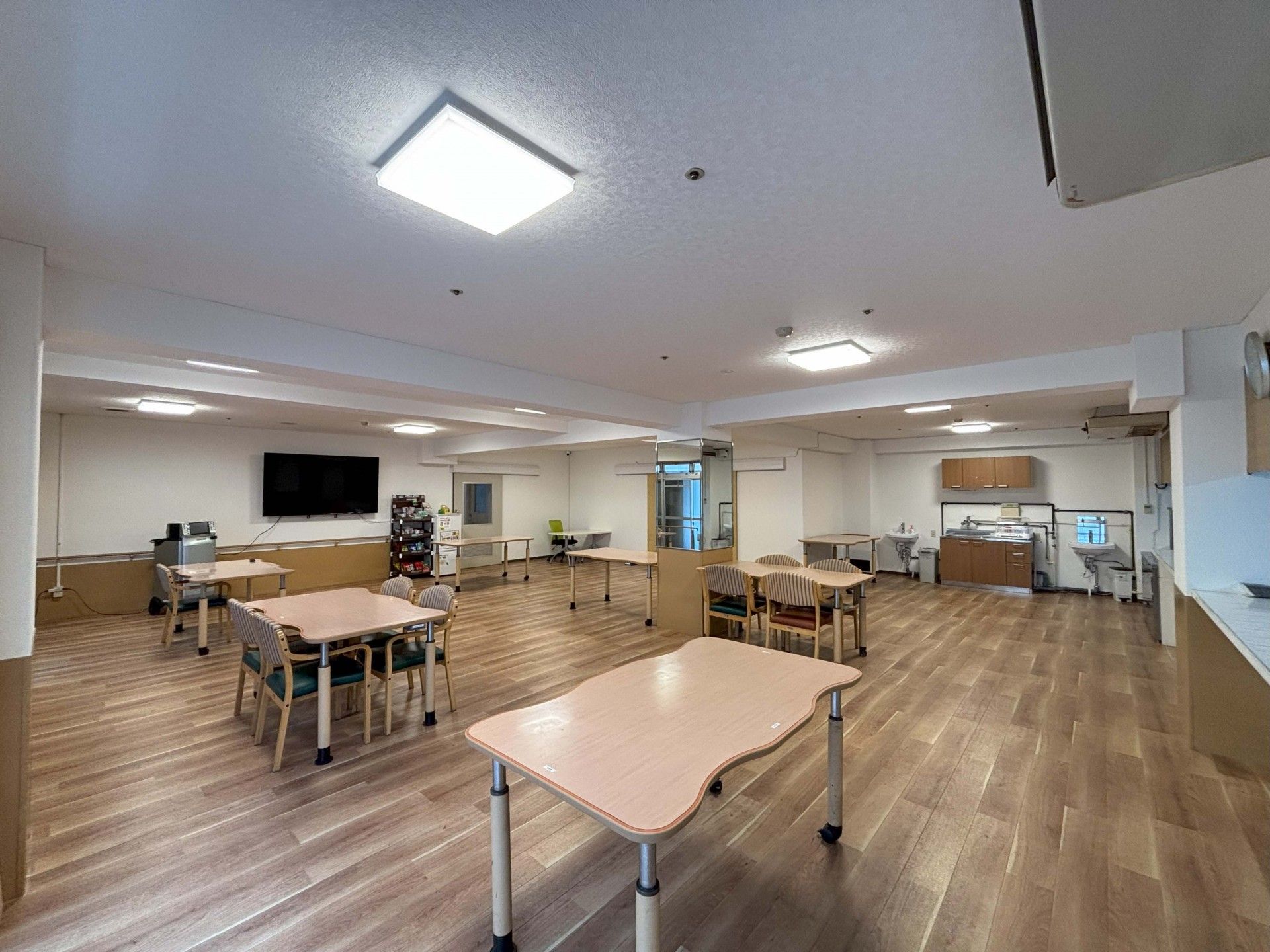 広々とした共有スペース