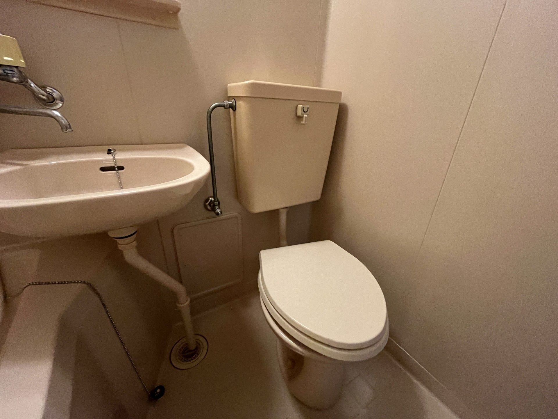 清潔なトイレ設備