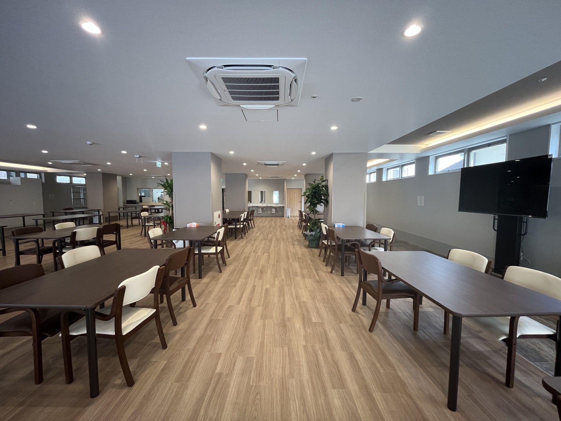 広々とした共有スペース