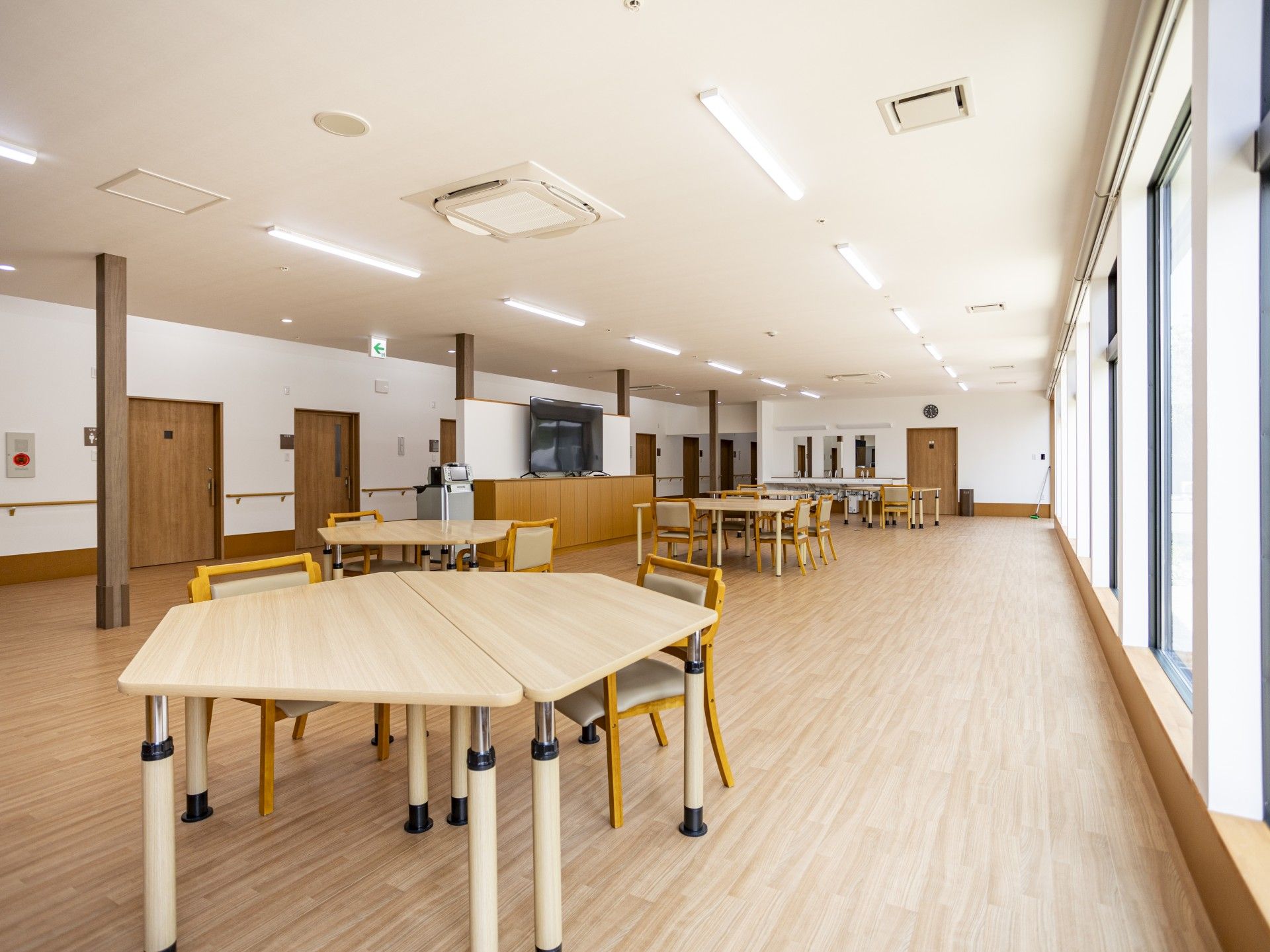 広々とした共有スペース