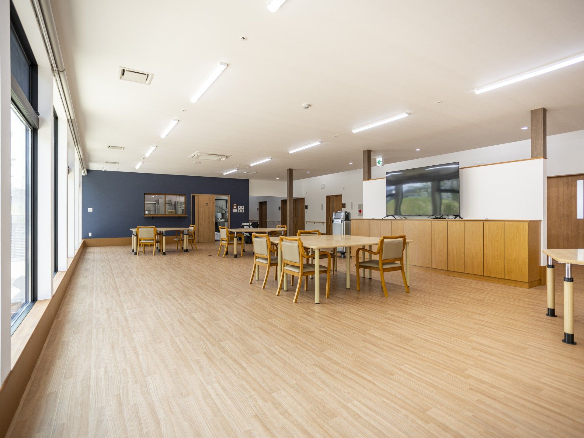 広々とした共有スペース