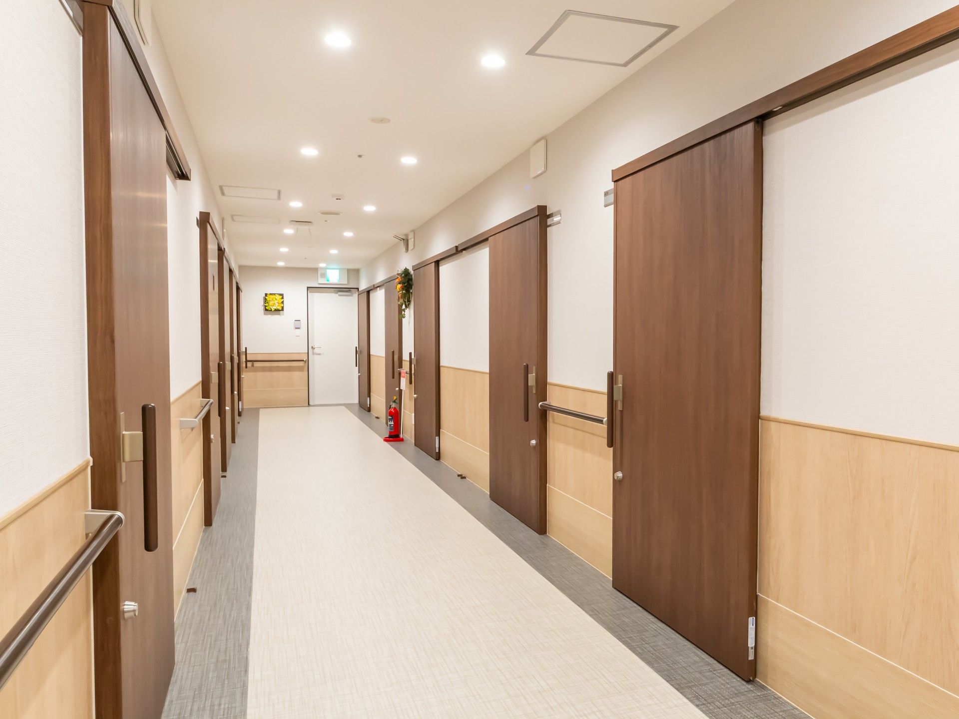 明るい廊下