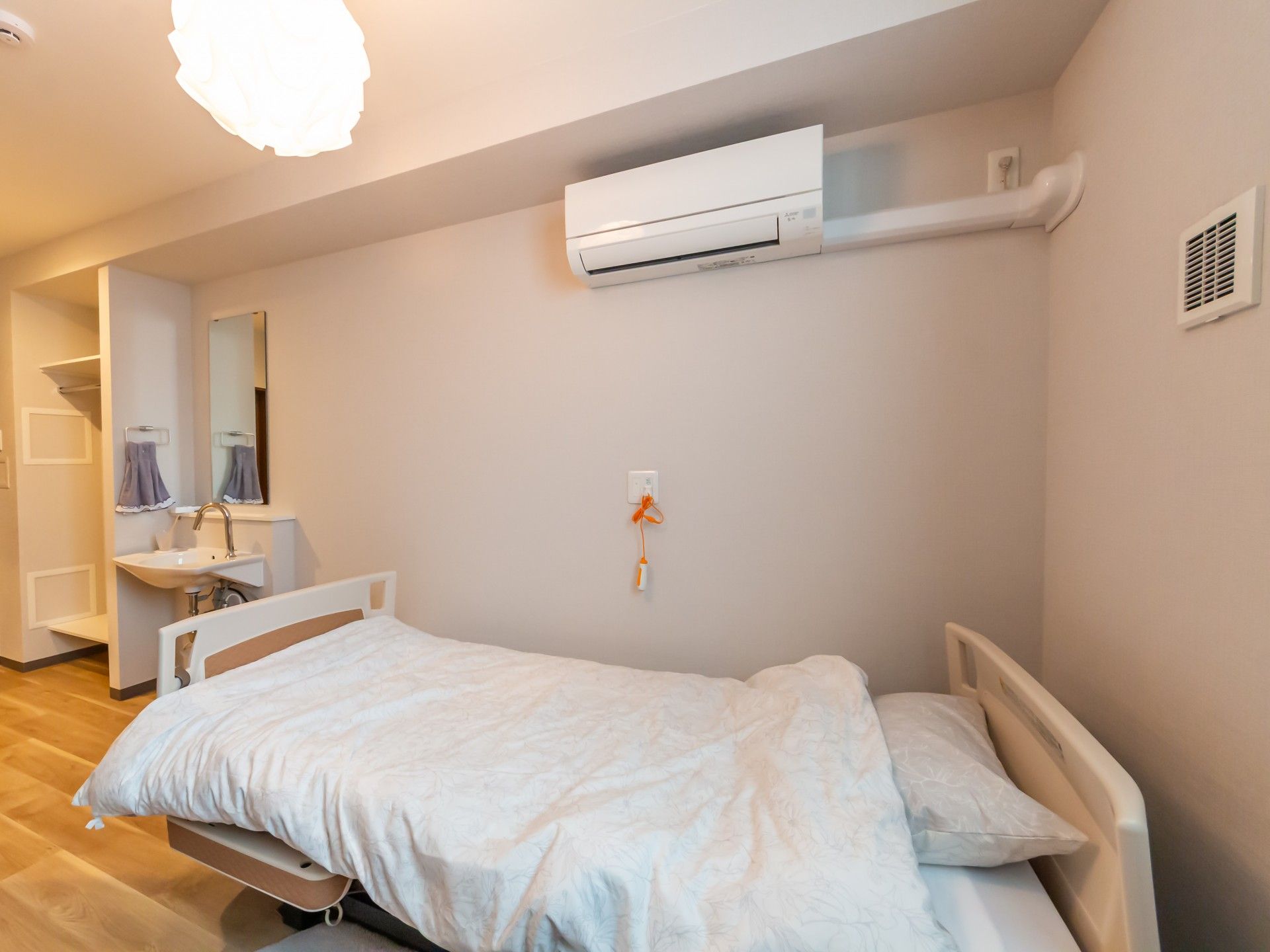 落ち着いた雰囲気の個室