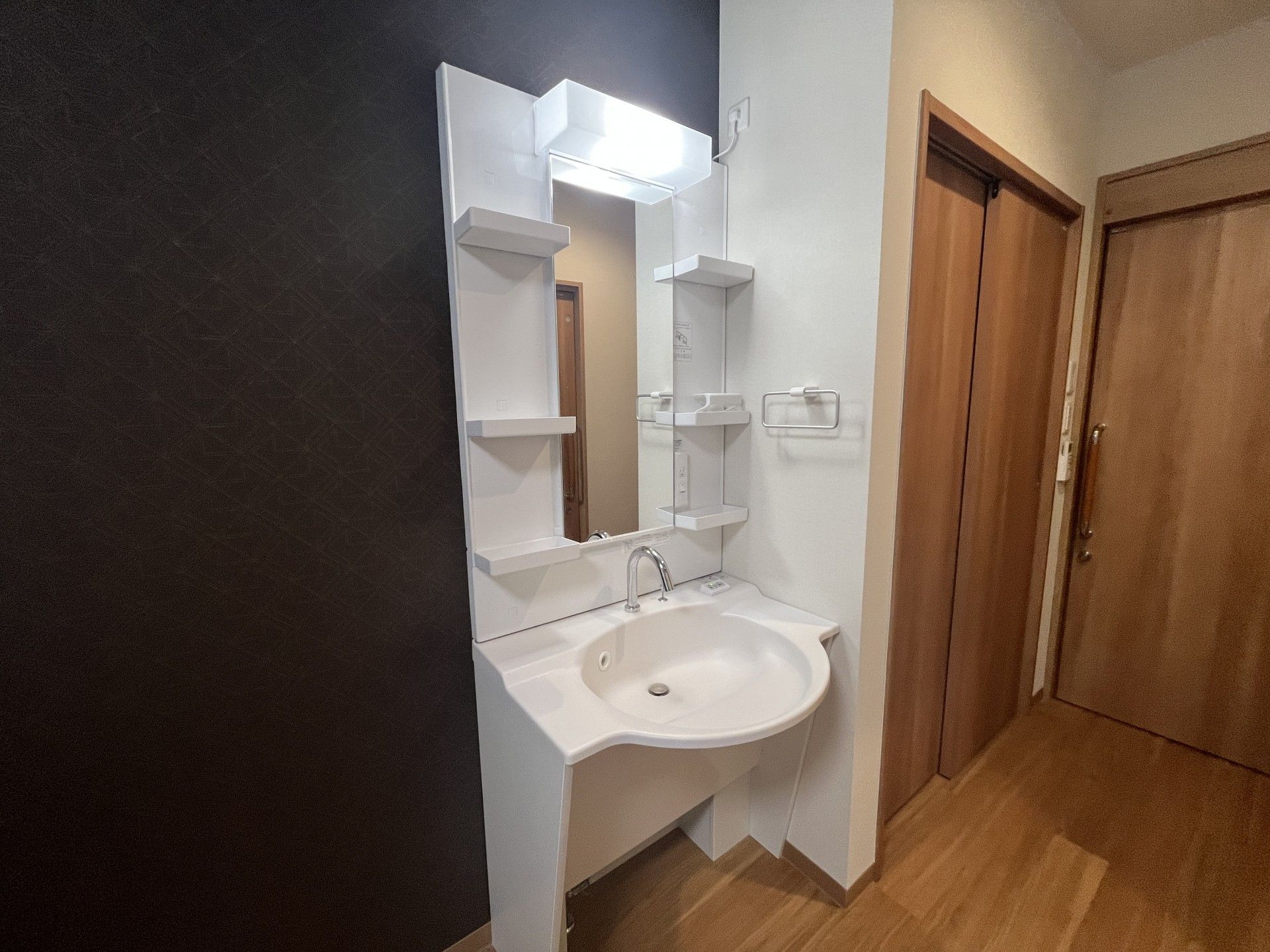 洗面台のある一角