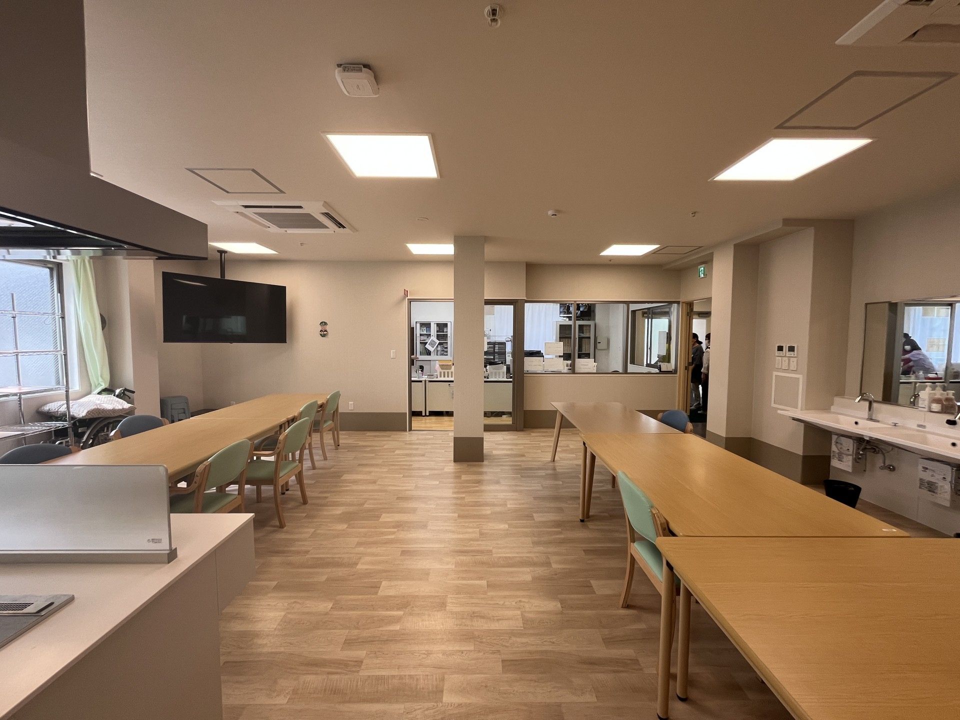 広々とした共有スペース