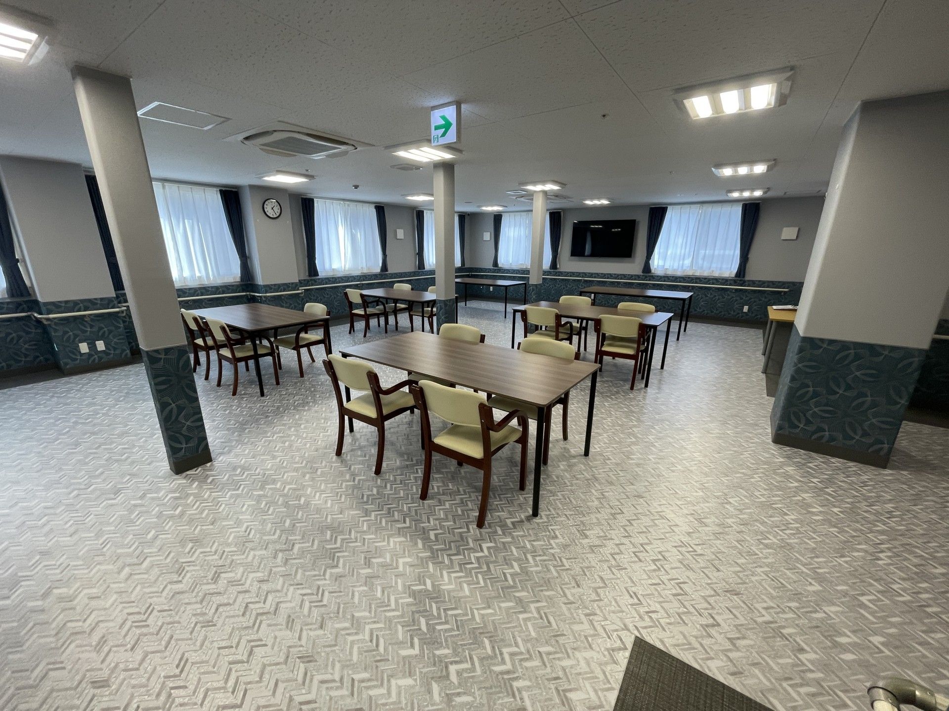 広々とした共有スペース