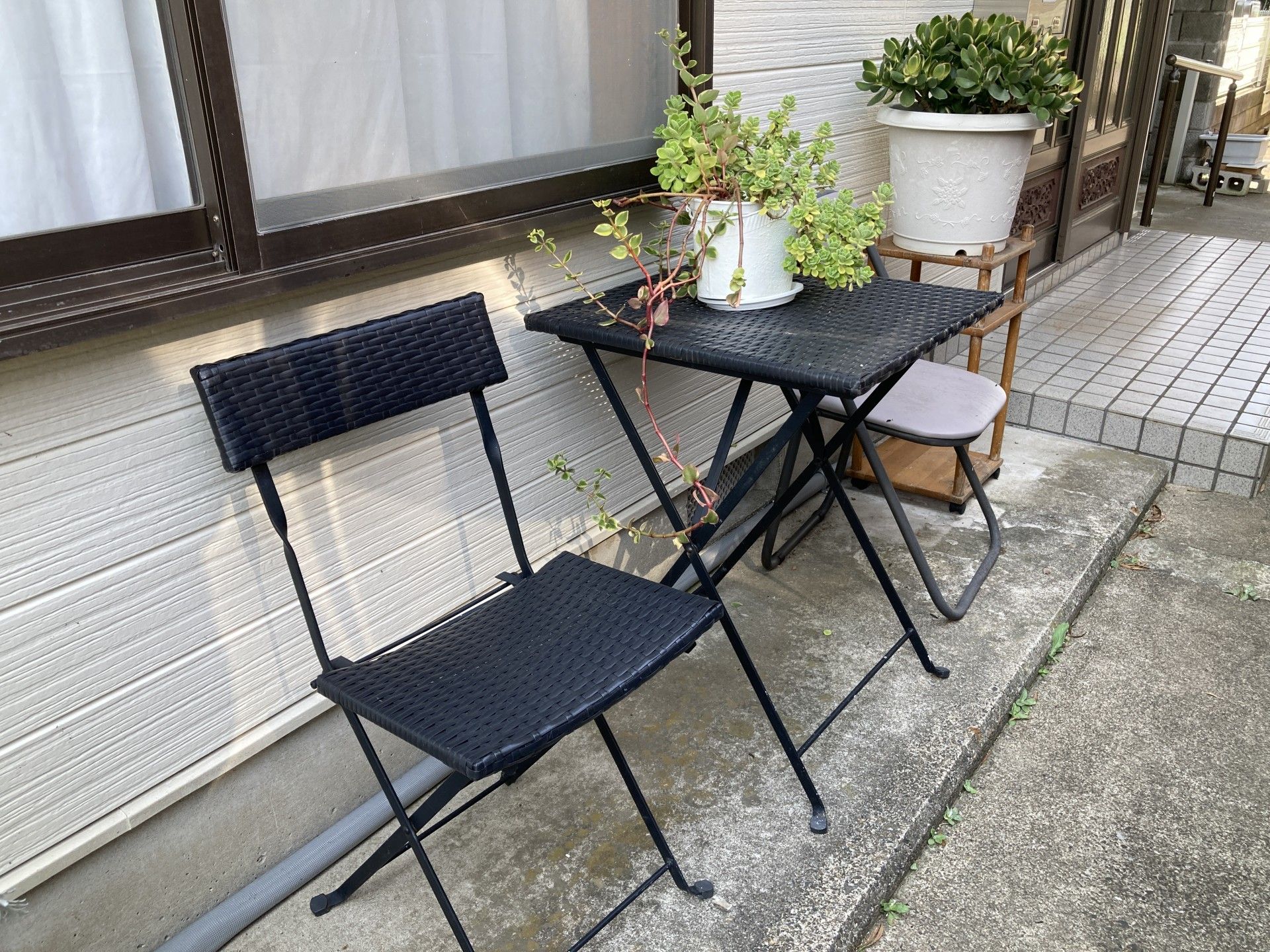 くつろぎの屋外スペース