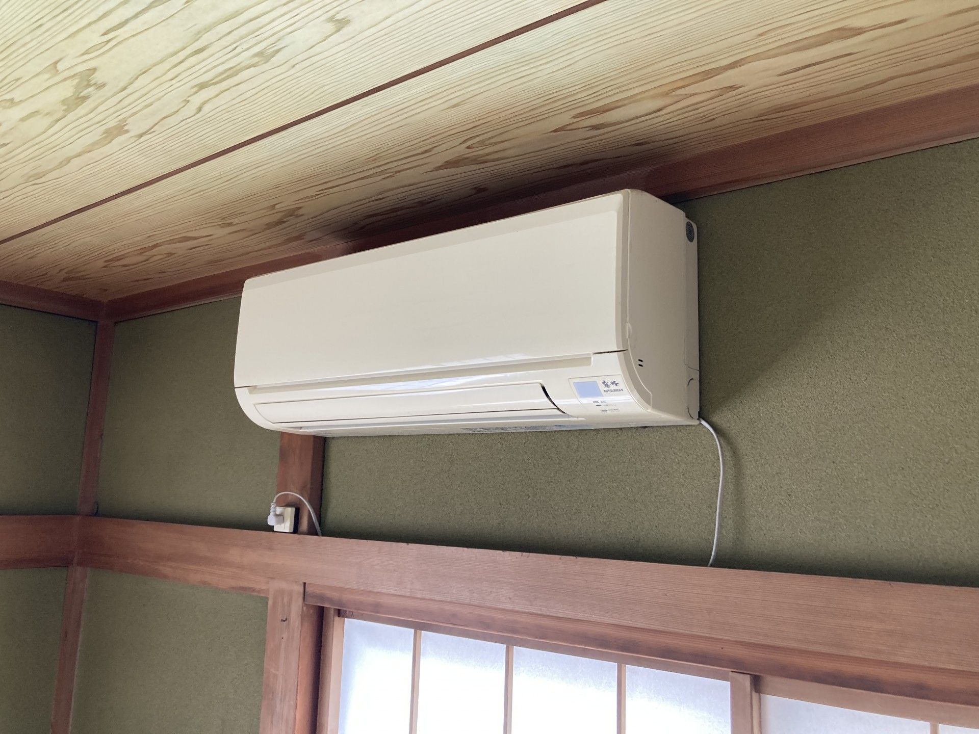 快適な空調設備の部屋