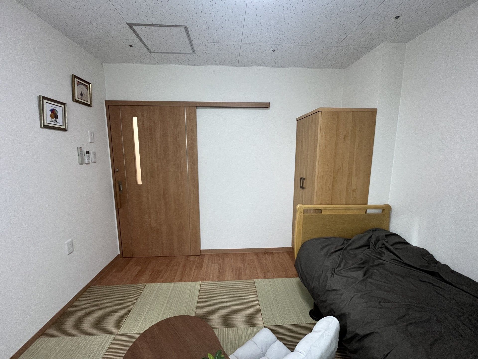 落ち着いた個室の一角