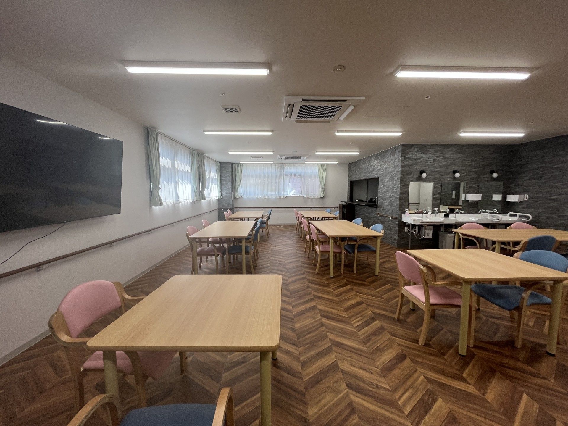 広々とした共有スペース