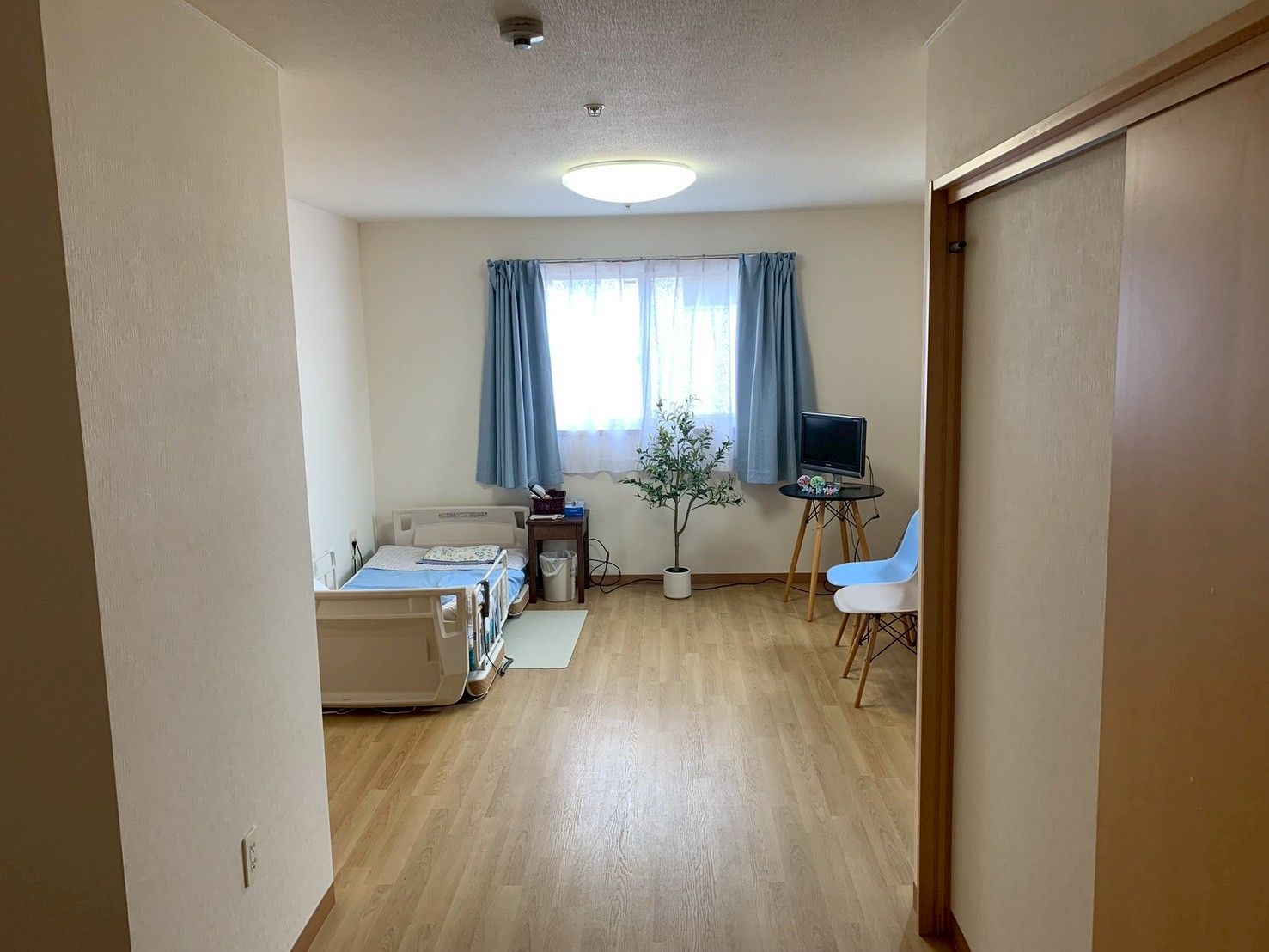 落ち着いた個室の一角