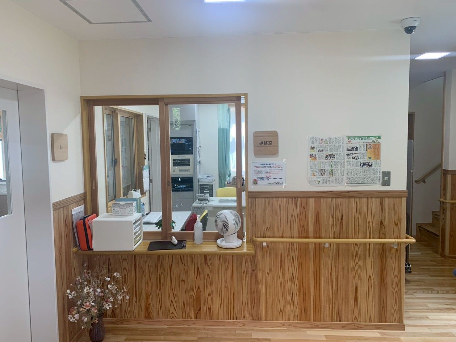 受付カウンター