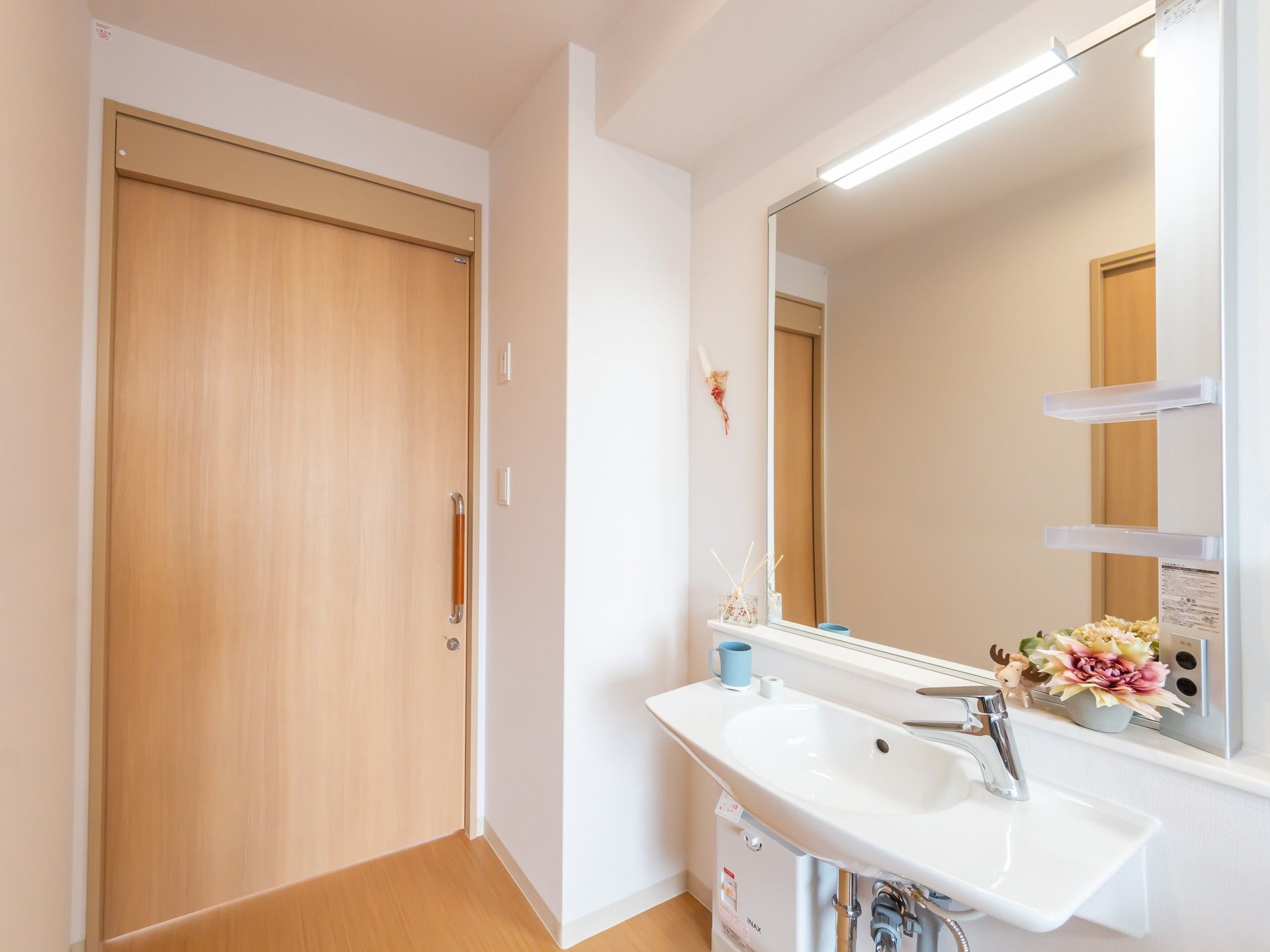 清潔感のある洗面台