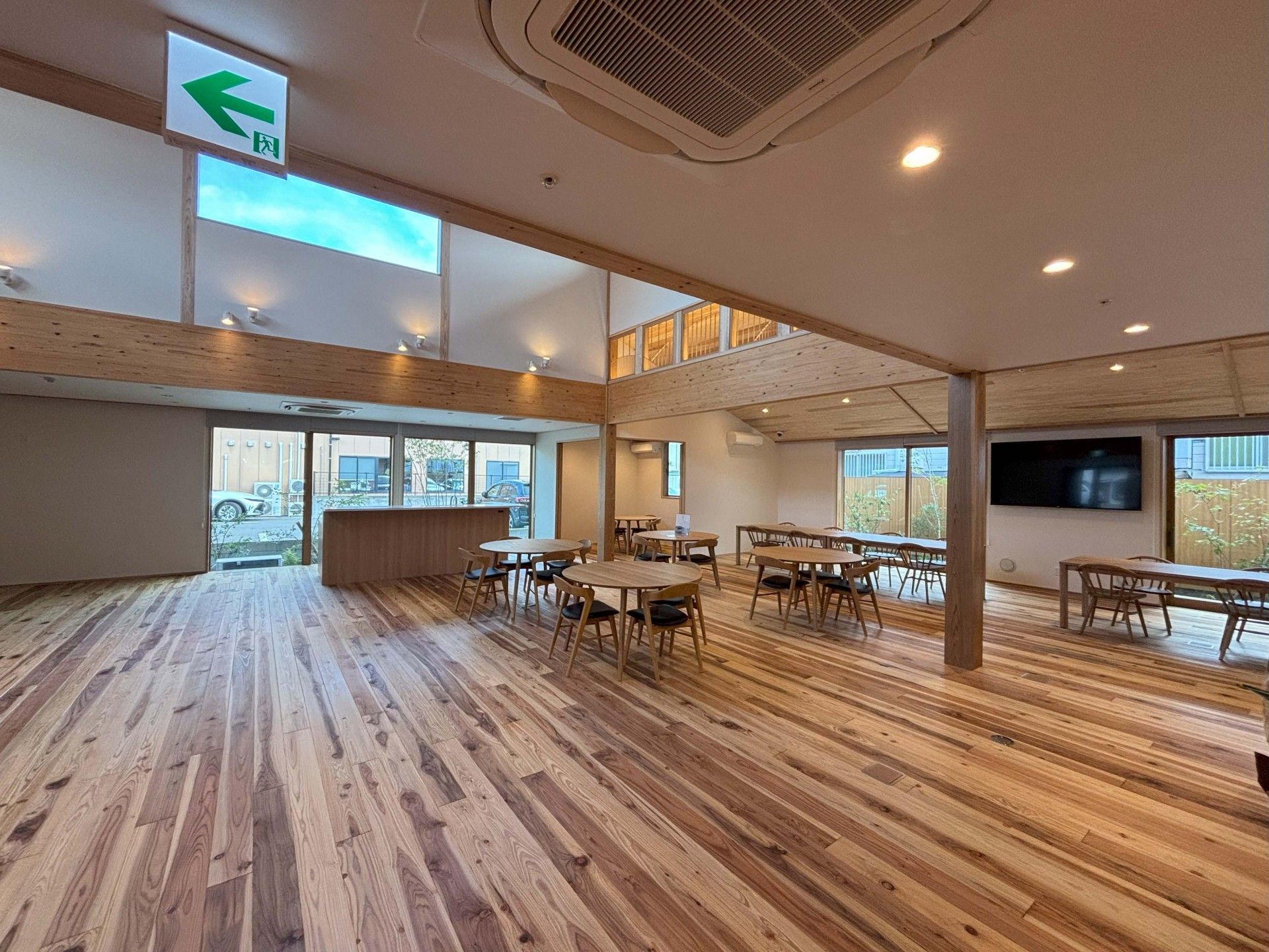 広々とした共有スペース