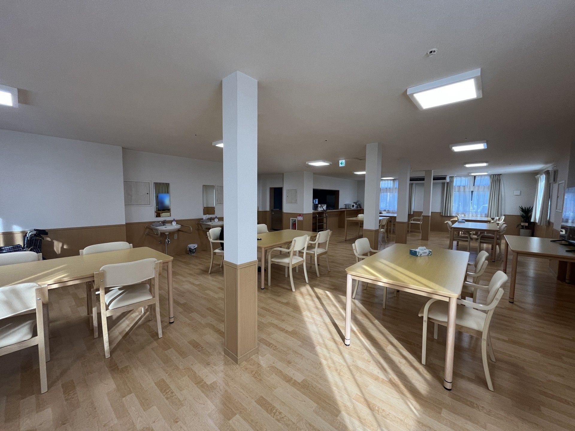 広々とした共有スペース