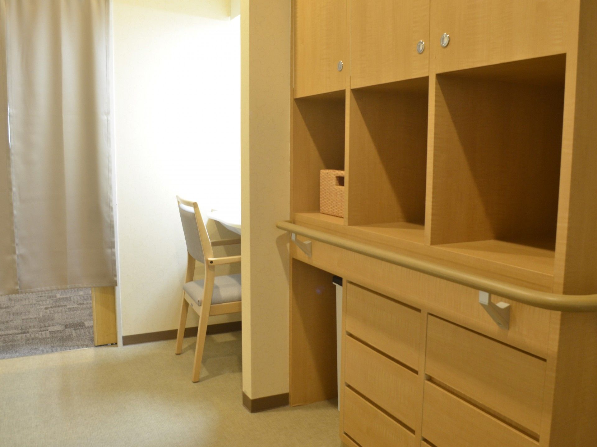 落ち着いた雰囲気の一角