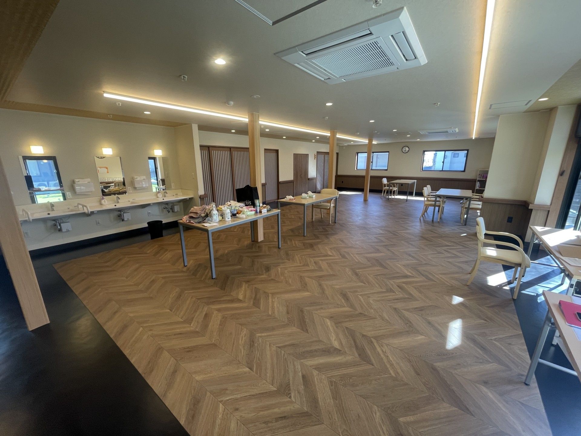 広々とした共有スペース