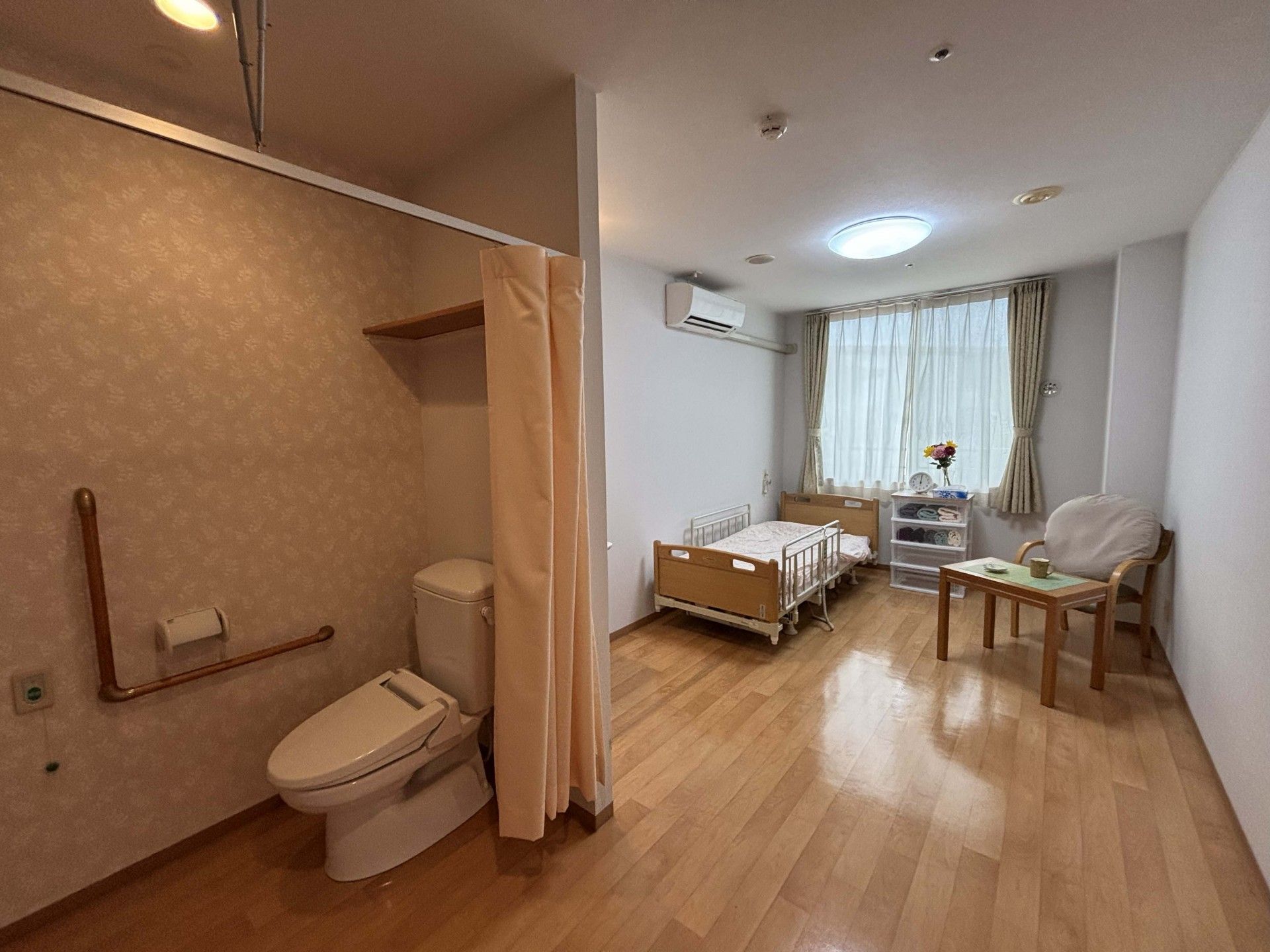 快適な個室の様子