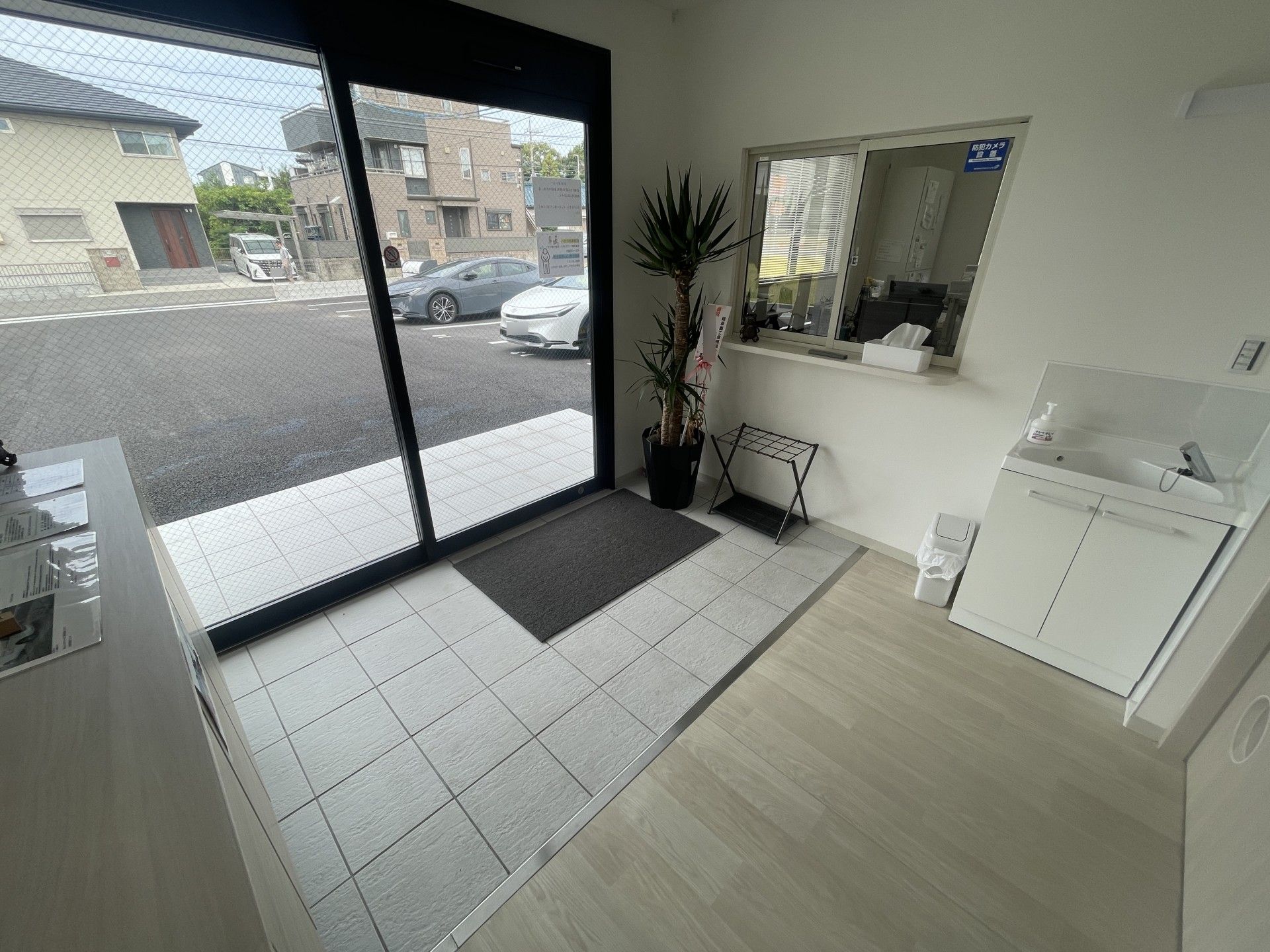 広いエントランス