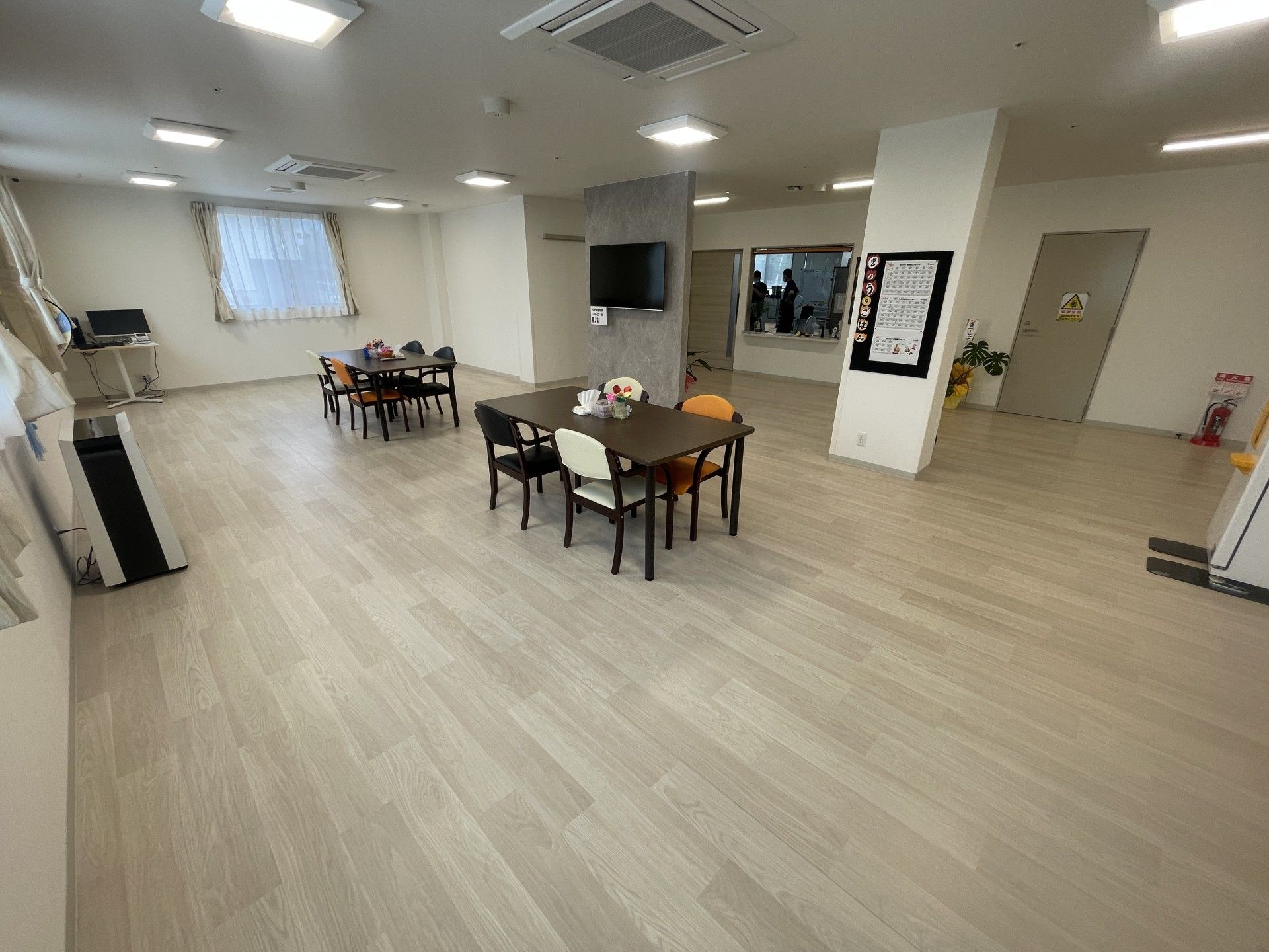 広々とした共有スペース