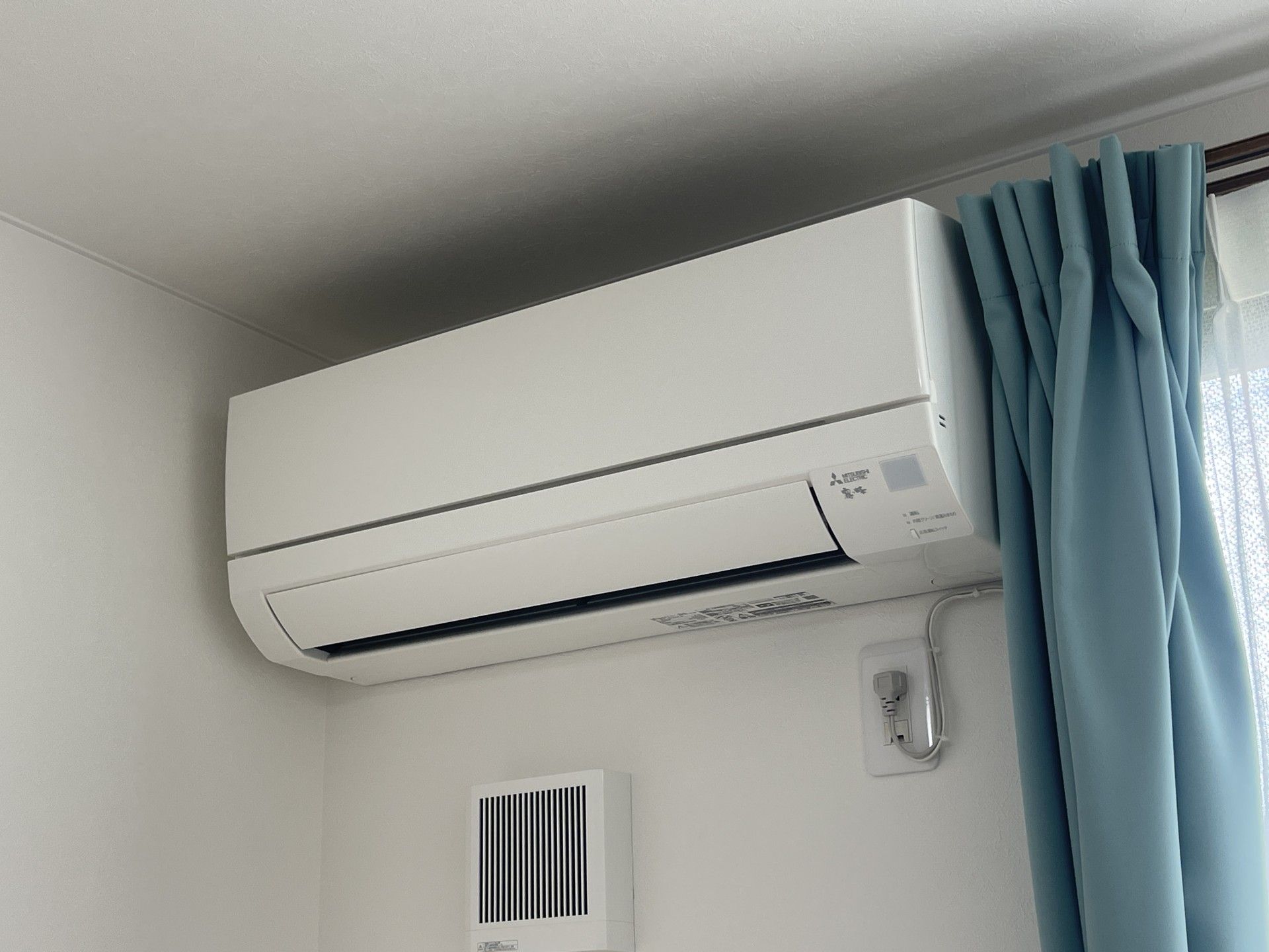 快適な空調設備の部屋