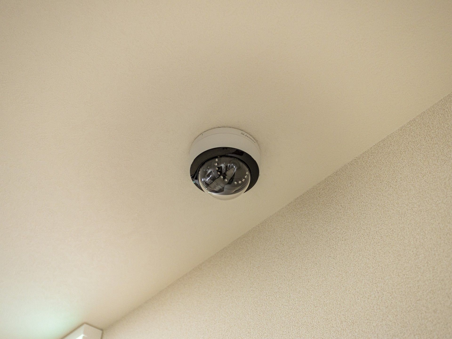 天井の防犯カメラ