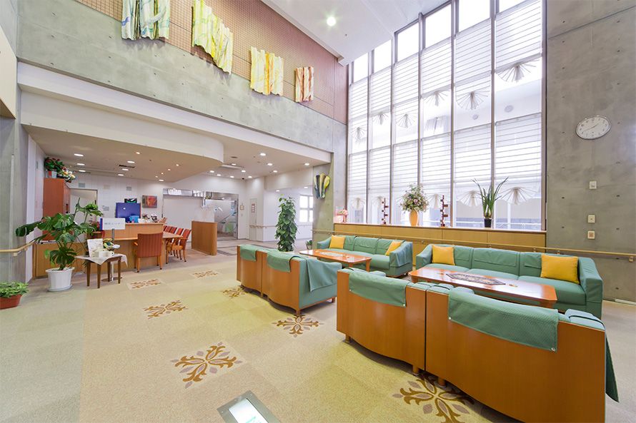 開放的なロビー