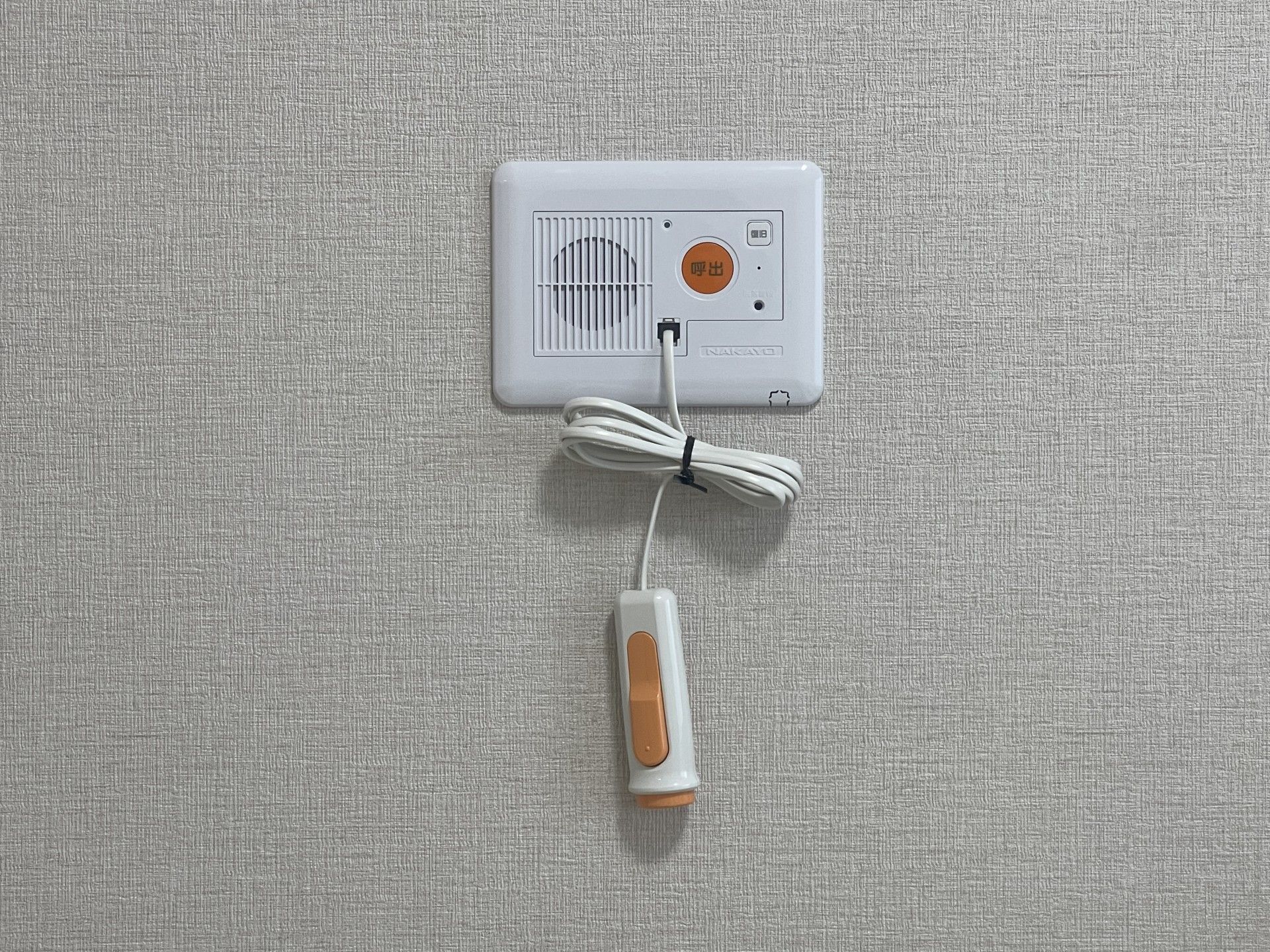 呼び出しボタンの壁面