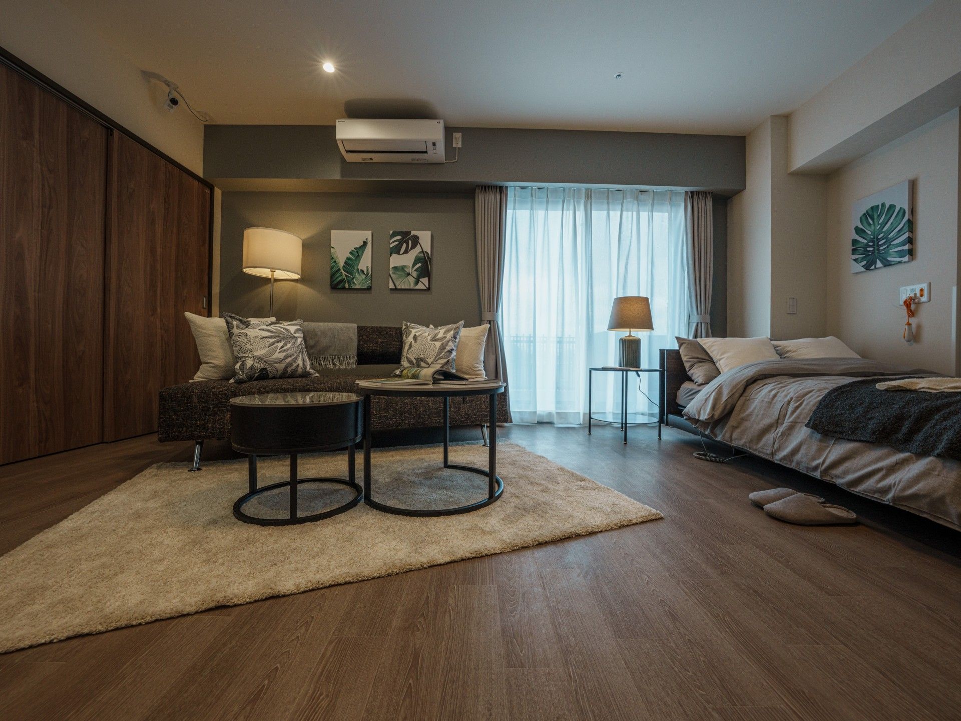 落ち着いた居室