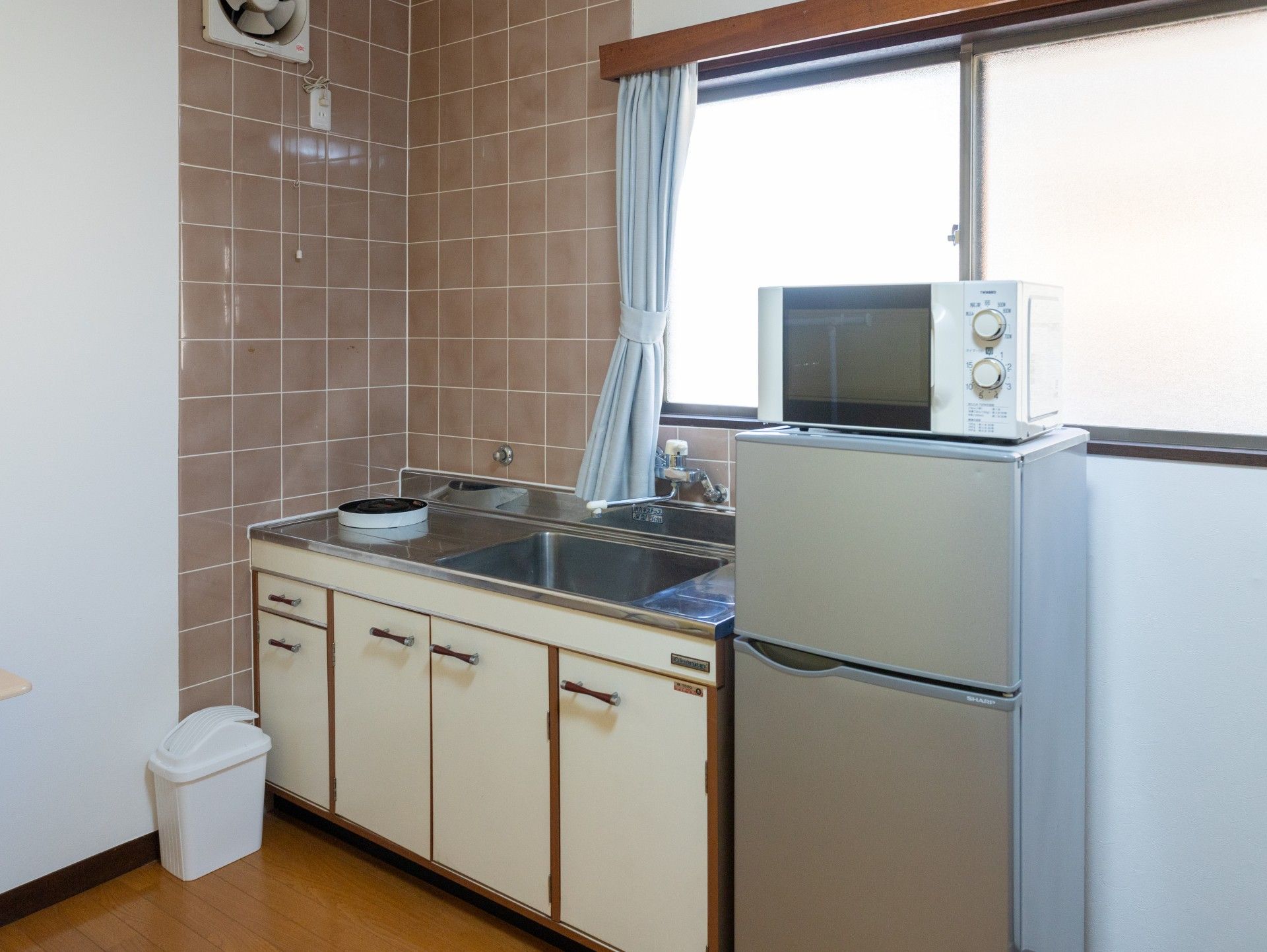 使いやすい調理スペース