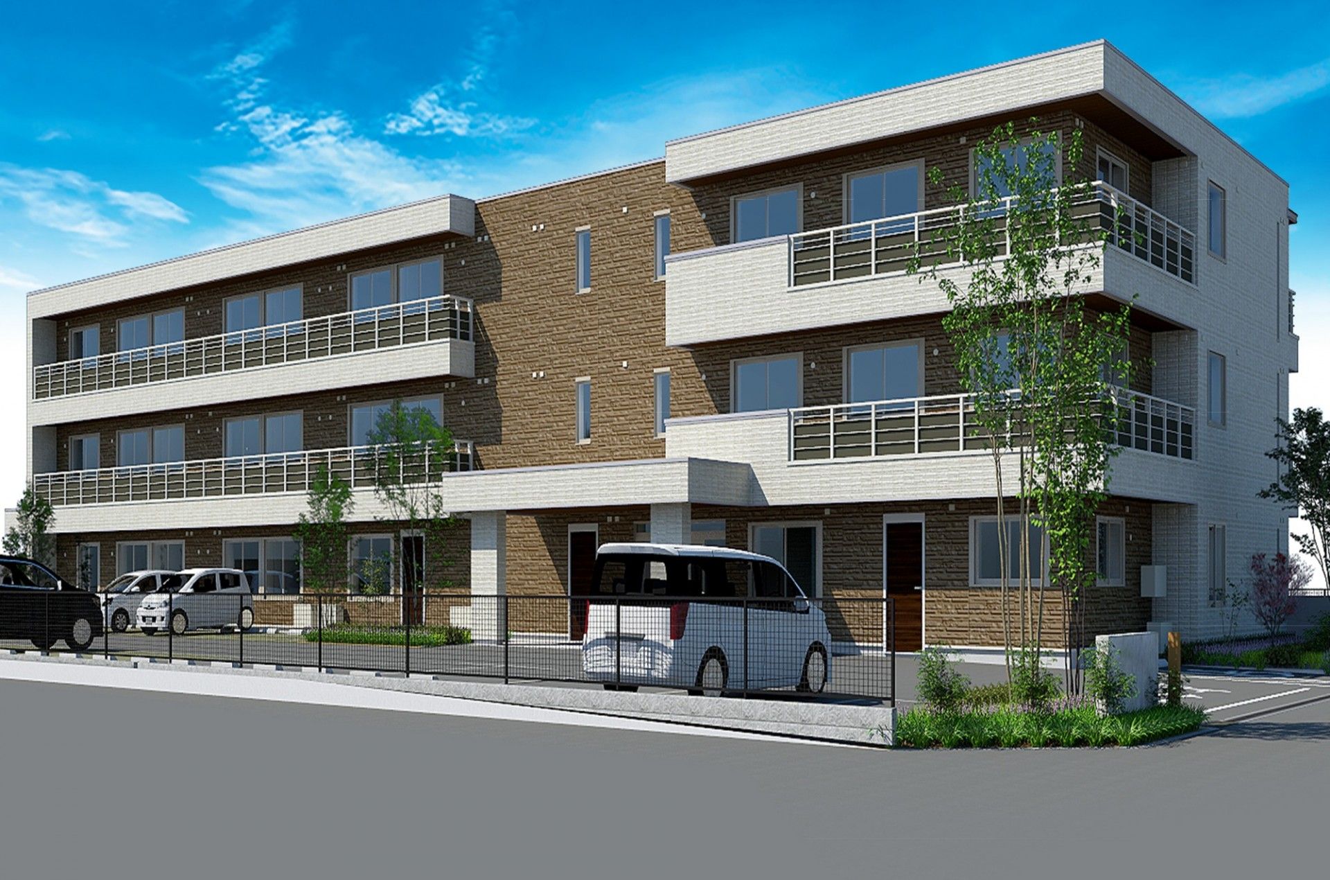 三階建ての建物外観