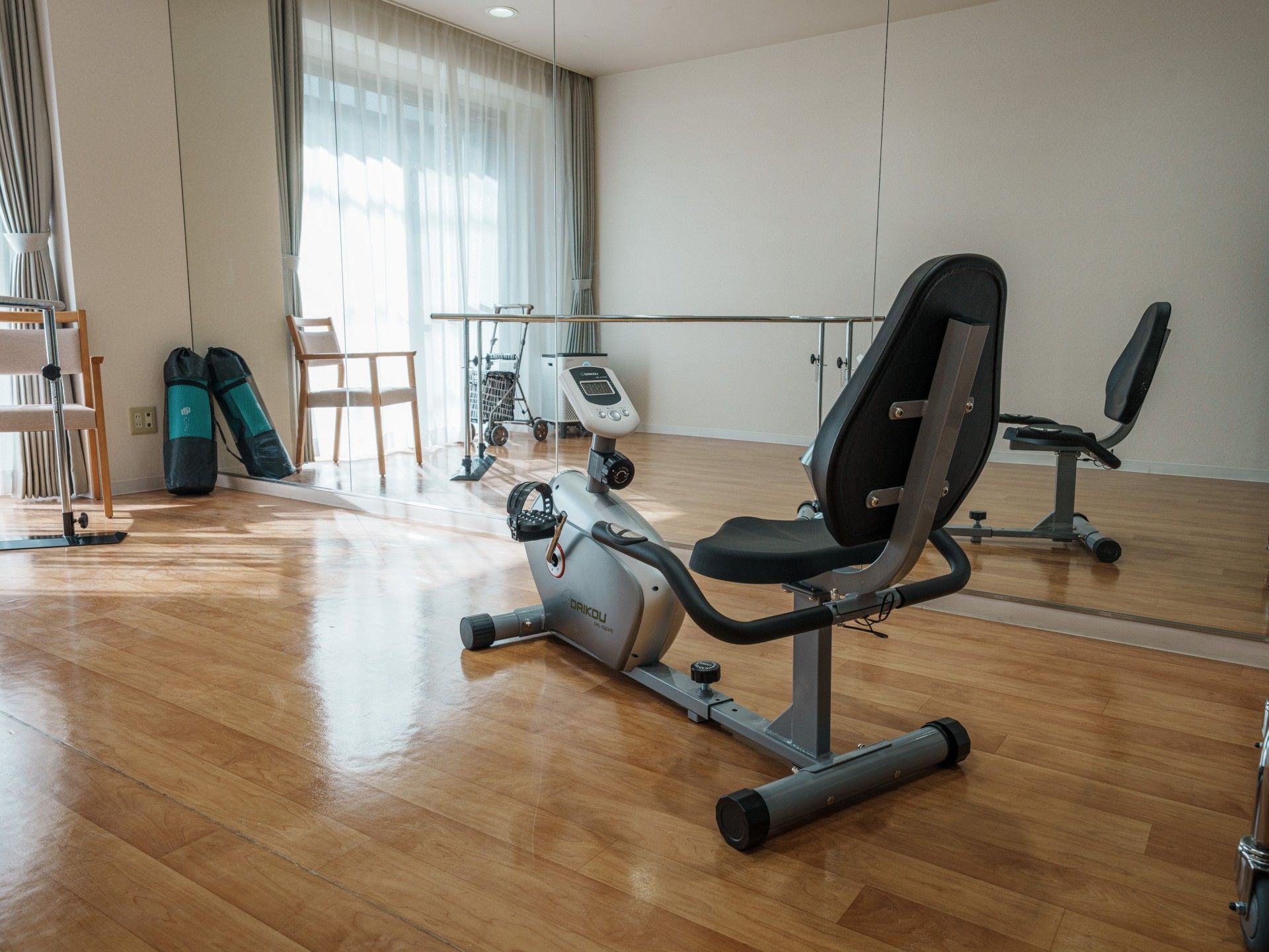 運動器具のある部屋