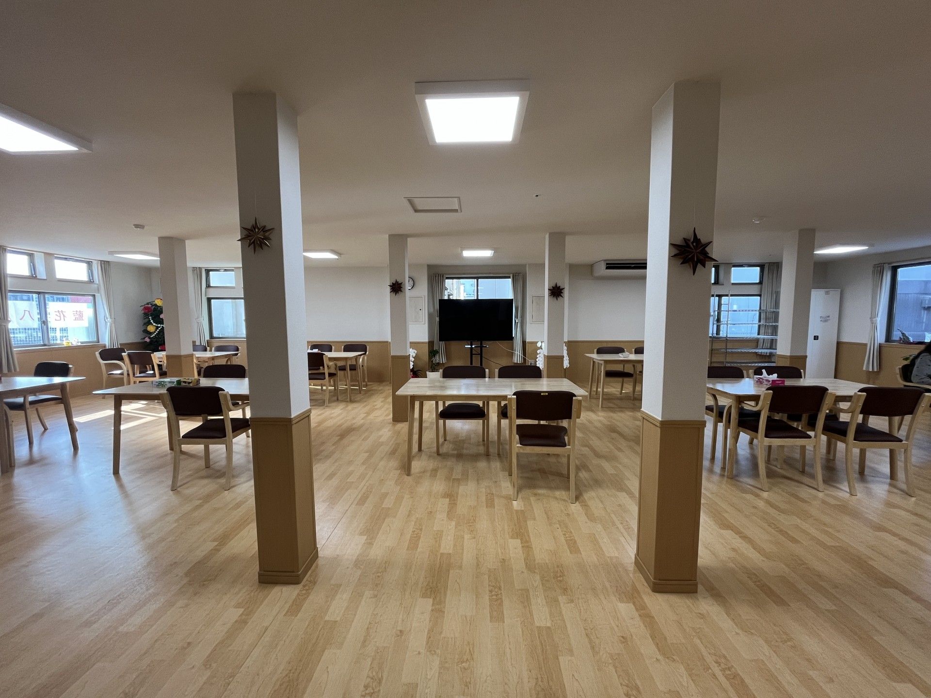 広々とした共有スペース